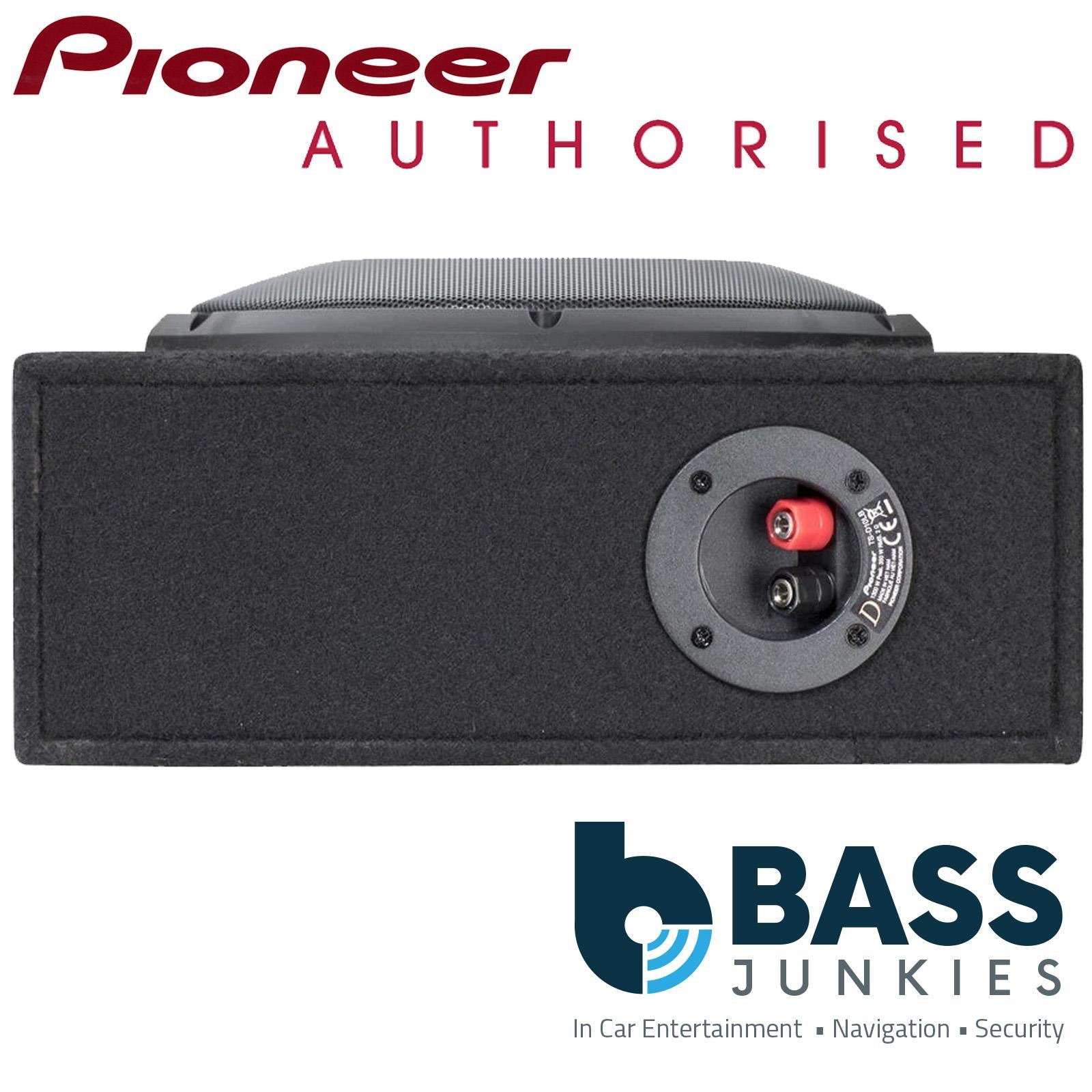 Pioneer TS-D10LB - 1300 Watts 10" Shallow Pre-Loaded Passive Car Subwoofer Bass Box Enclosure