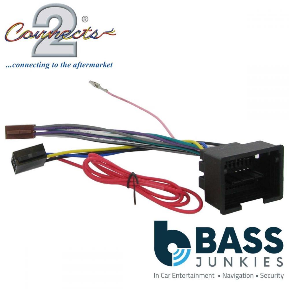 Connects2 CT20CV03 - Chevrolet Spark 2013 to 2015  Car Stereo ISO Harness Adaptor Wiring