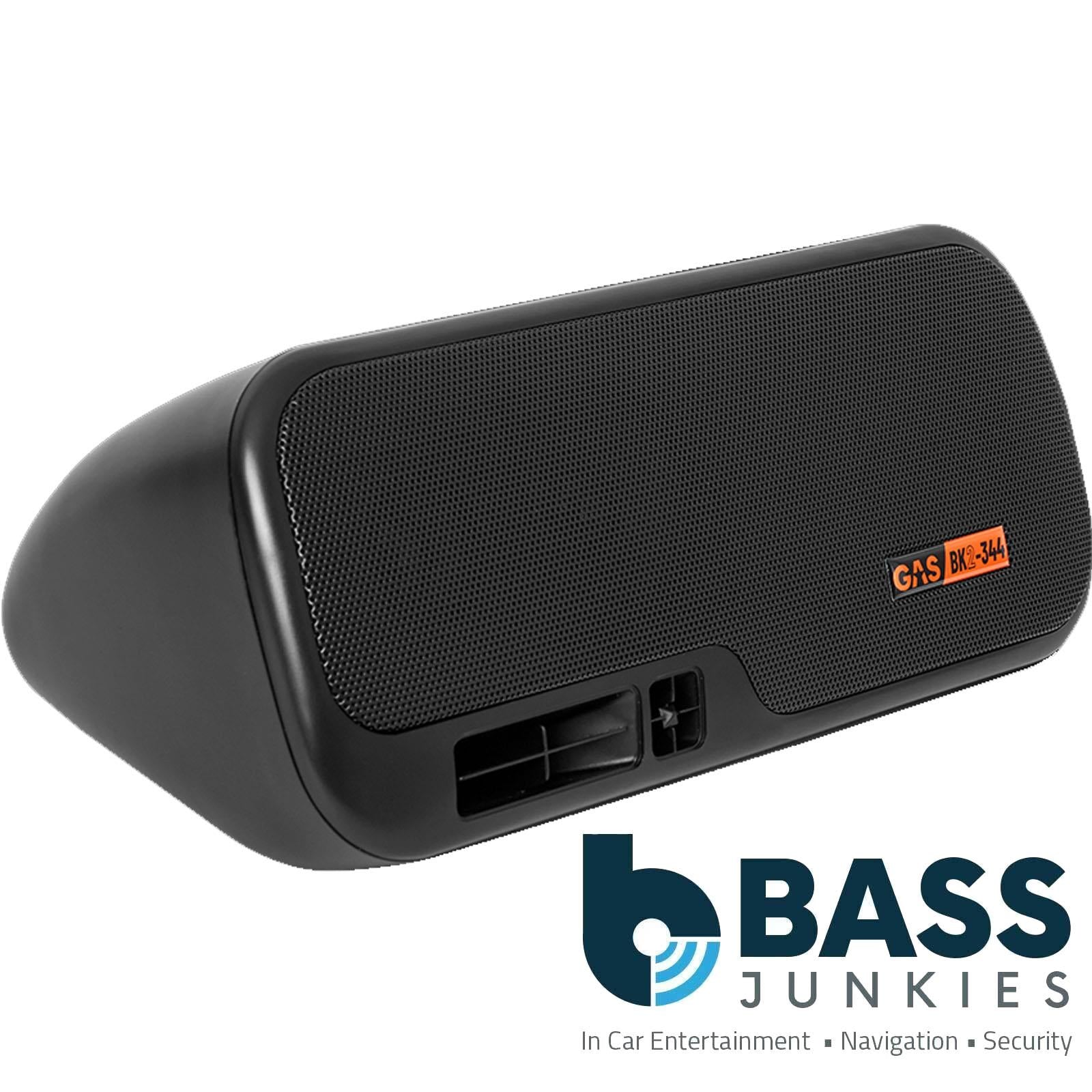 Gas 3-way 4Inch Box Square Speaker Pair 150 Watt 4Ohm 75RMS