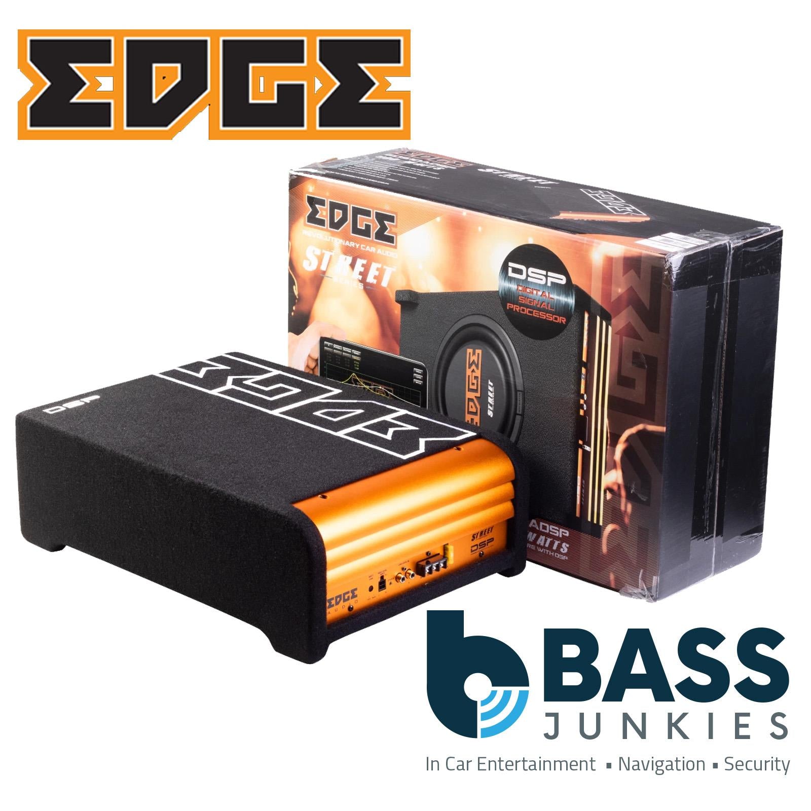 EDGE EDS10ADSP-E4 - 900 Watts Shallow Underseat Active Car Bass Box With DSP