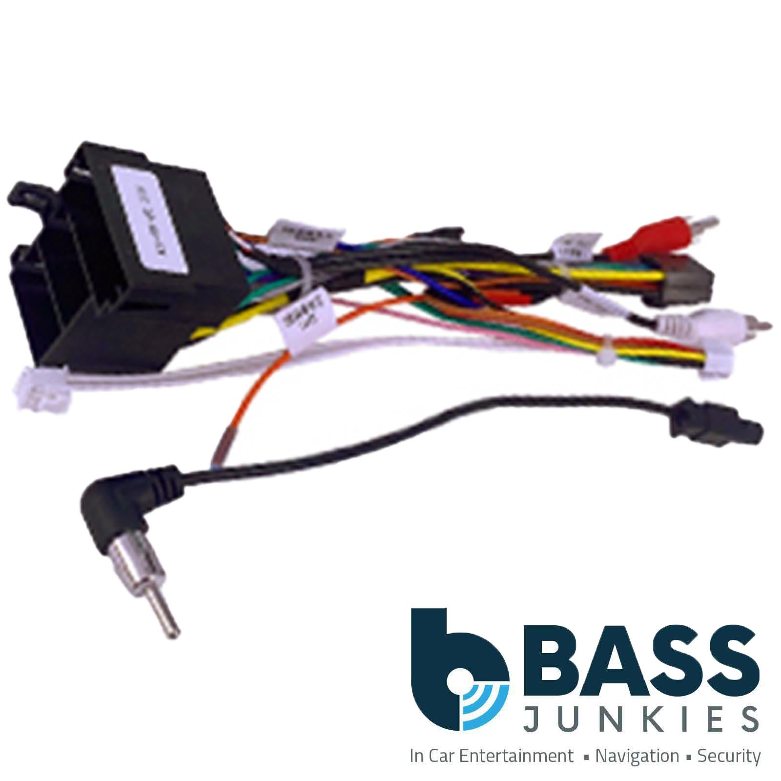 For Volkswagen Polo Black 2014On Fascia Panel Interface For 9" Android Car Radio