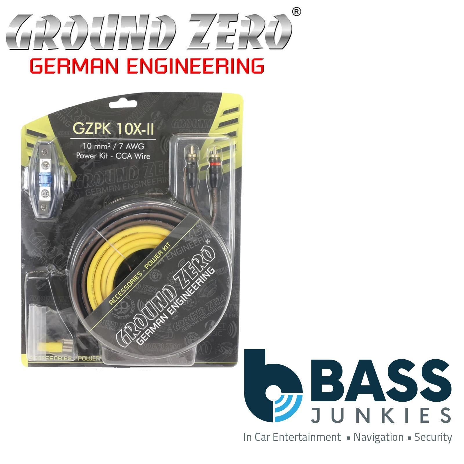 Ground Zero GZPK 10X-II - 7AWG 10 mm² Cable kit with MANL Fuseholder