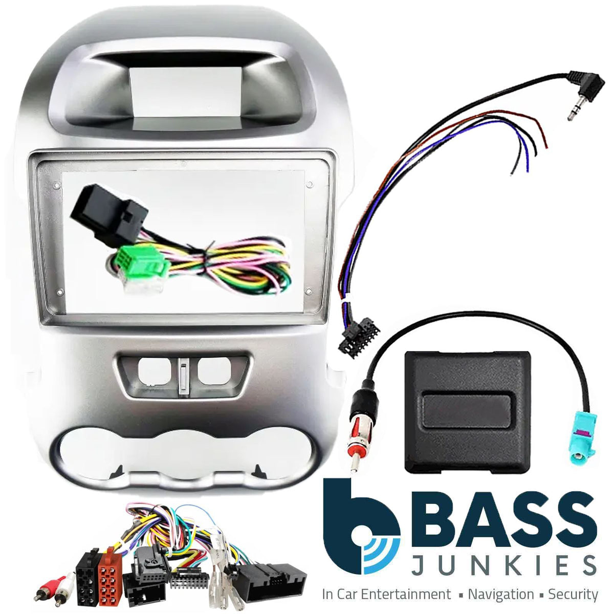 Pioneer 9" CarPlay Android Car Stereo Kit For Ford Ranger 2012 Onwards Silver