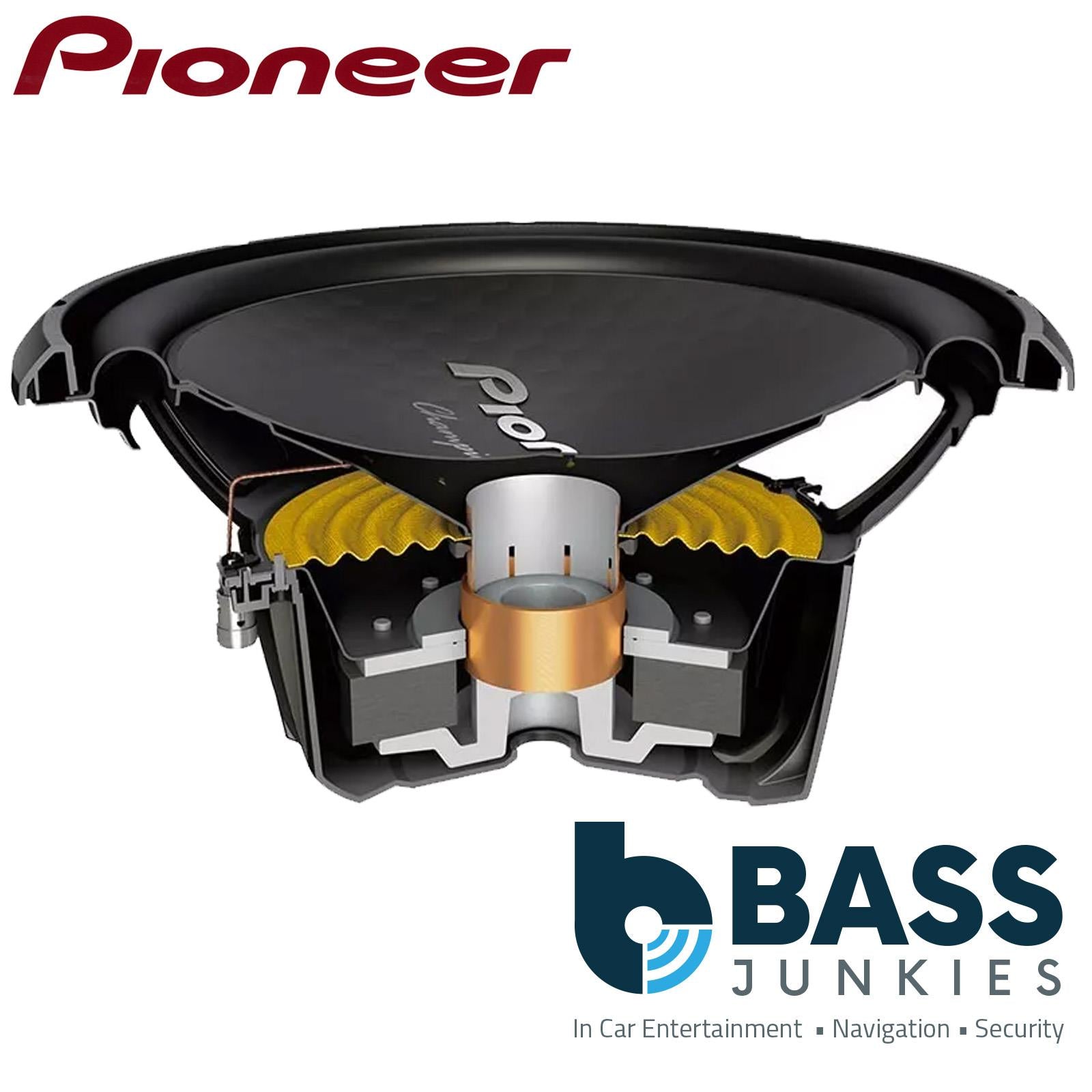 Pioneer TS-W32S4 - 12" 1500 Watts Champion Series 4 Ohm Car Sub Subwoofer