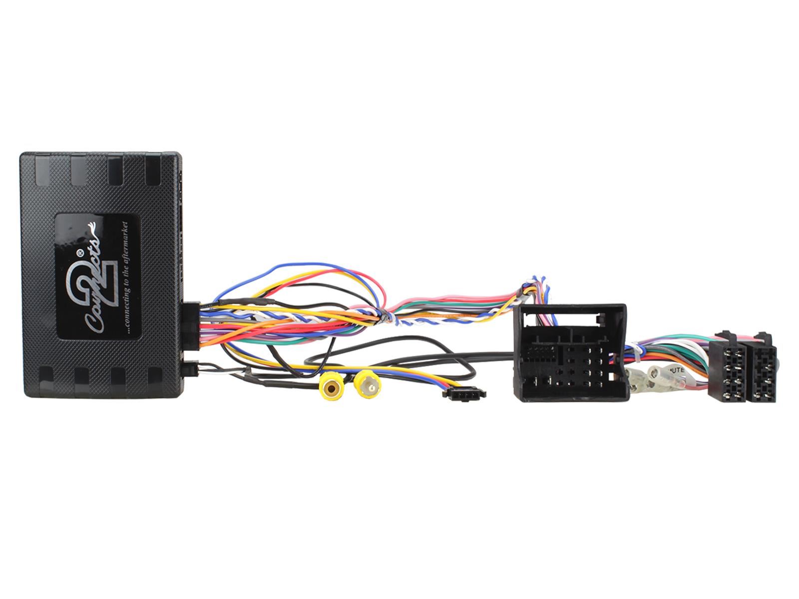 Grundig 6.8" Apple Android Double Din Stereo Fitting Kit + Steering Wheel Stalk Controls to fit VW Polo 2012-17