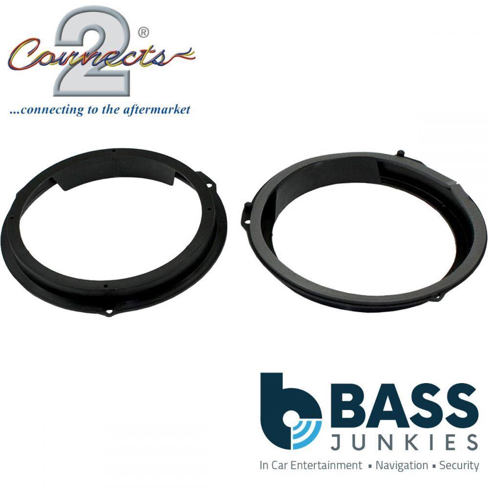 Brackets to fit 6.5" Speakers to Ford Transit-Connect (Front Door, 150mm-165mm (6-6.75") Speakers) [2014-2021]