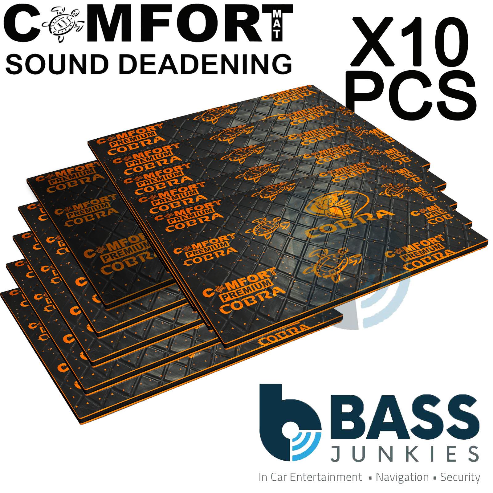 Comfort COBRA - 10 Sheets 2.3mm 500x700mm Sound Deadening Mat Kit