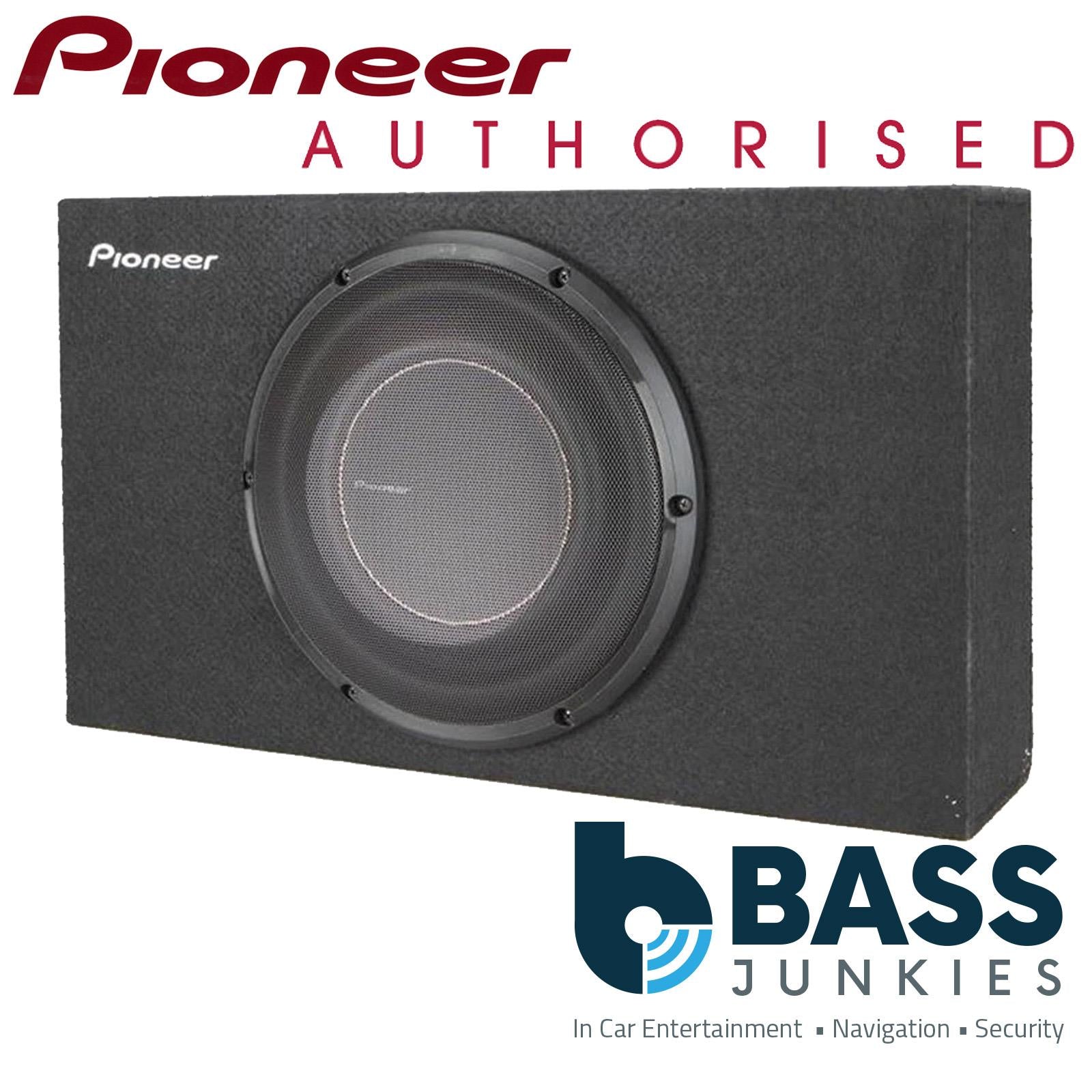 Pioneer TS-D10LB - 1300 Watts 10" Shallow Pre-Loaded Passive Car Subwoofer Bass Box Enclosure