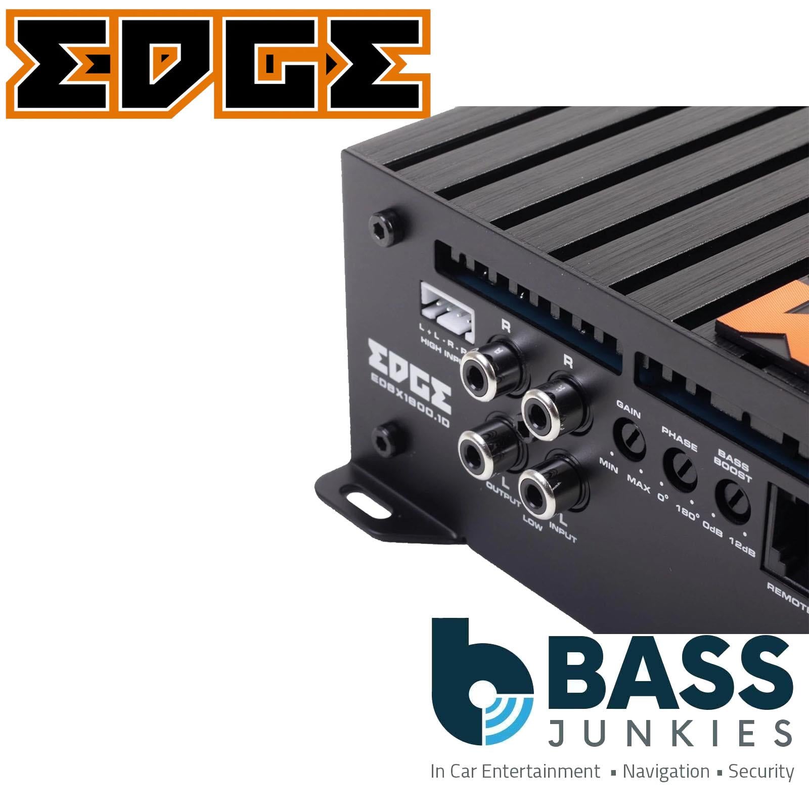 EDGE EDBX1800.1D-E4 - 3600 Watts1800W RMS Car Audio Bass Amplifier