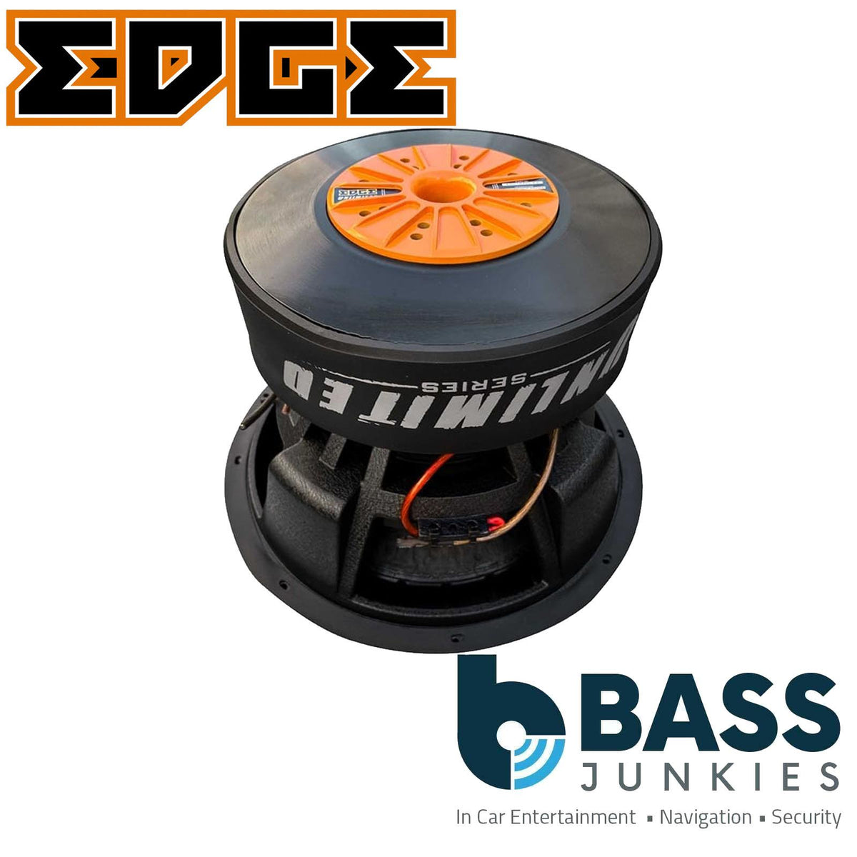 EDGE Unlimited Series EDU15SPL-E2 - 15 inch 10000 Watts Bass Car Audio Subwoofer