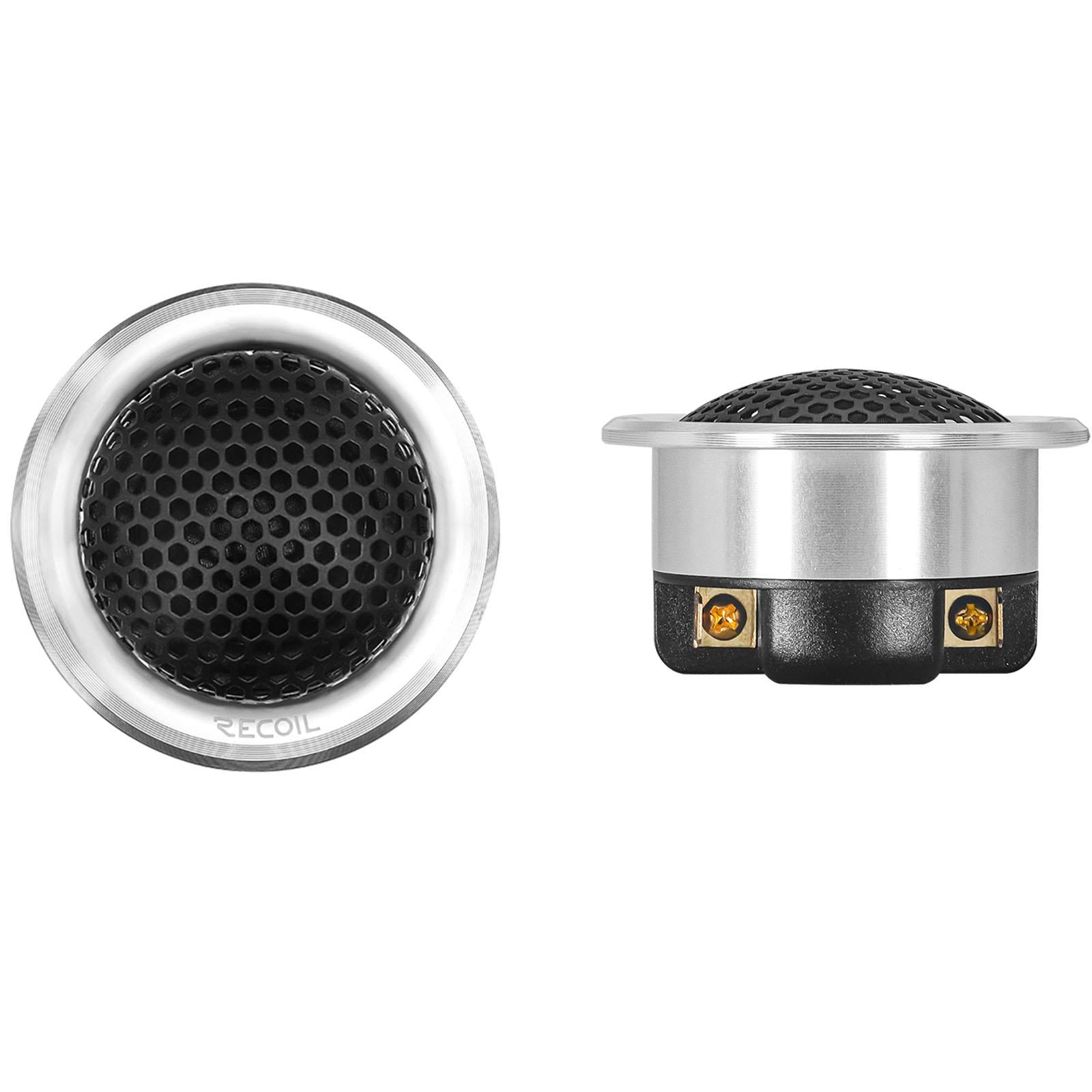 Recoil RPM265 - 6.5" 2 Way 240 Watts Component Car Door Speakers & Tweeters