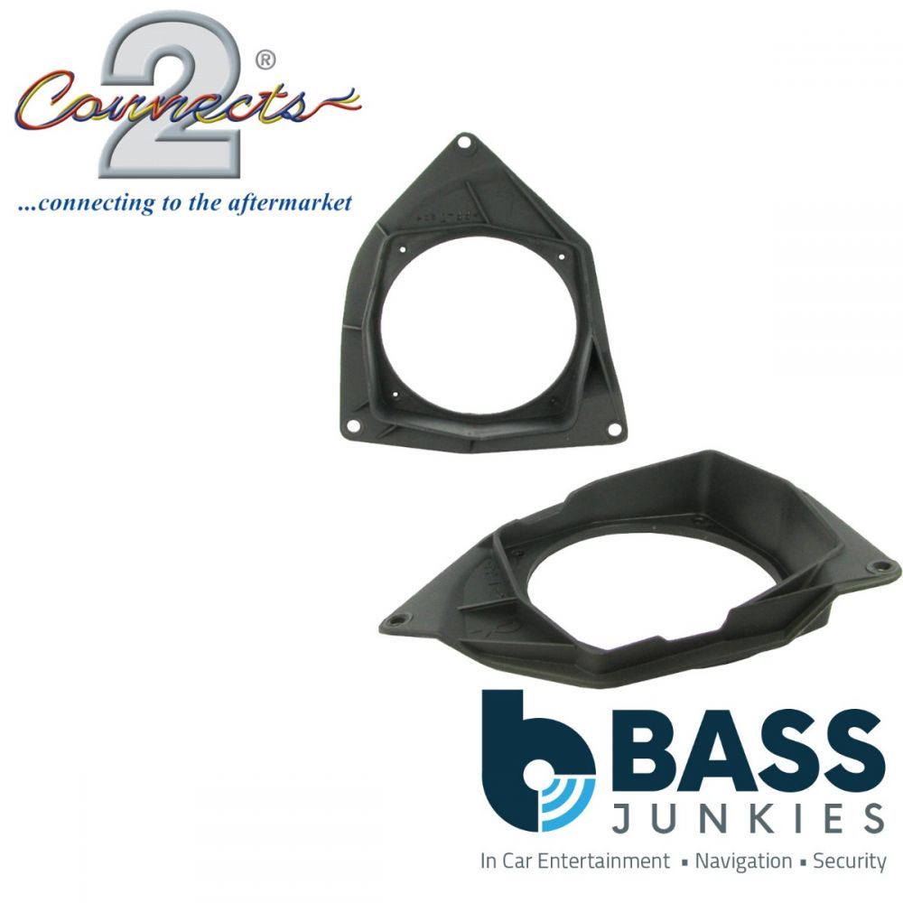 Connects2 CT25CT01 - Citroen C3 130mm 13cm 5.25" Rear Side Shelf Car Speaker Adapter Brackets