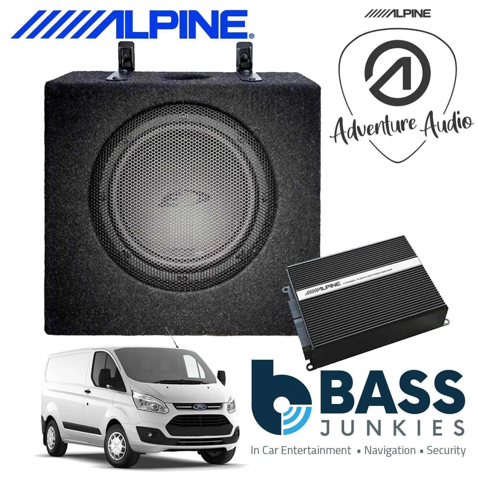 Alpine SPC-W84AT6-2 - 6-Channel DSP Amplifier & Subwoofer System for Ford Transit 7, Custom & Tourneo 7 Custom 2014 On Models