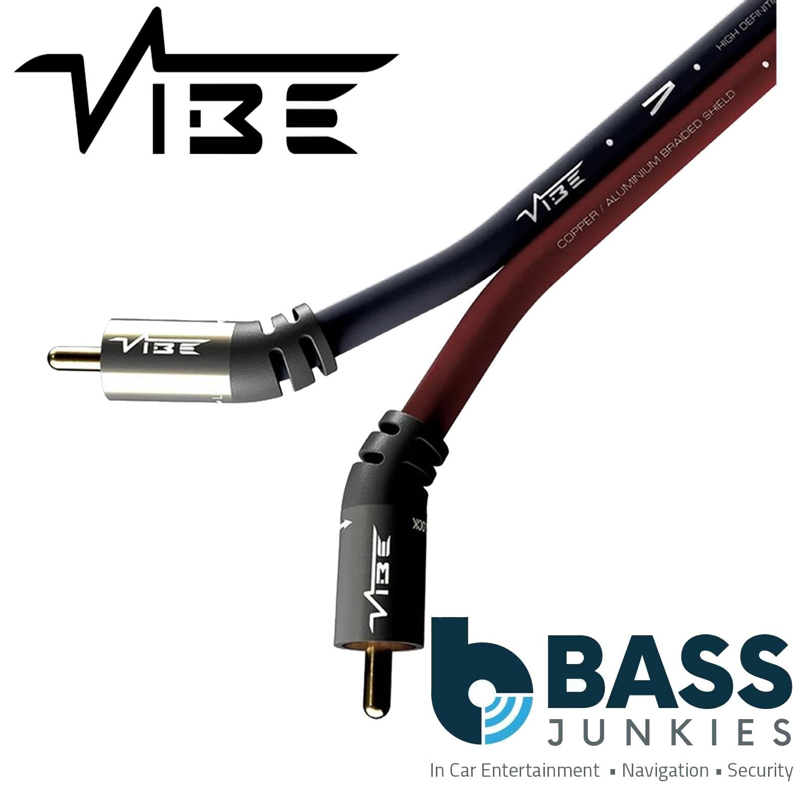 Vibe CVENRCA1M-V5 - 1m RCA Cable OFC Gold-Plated Angled