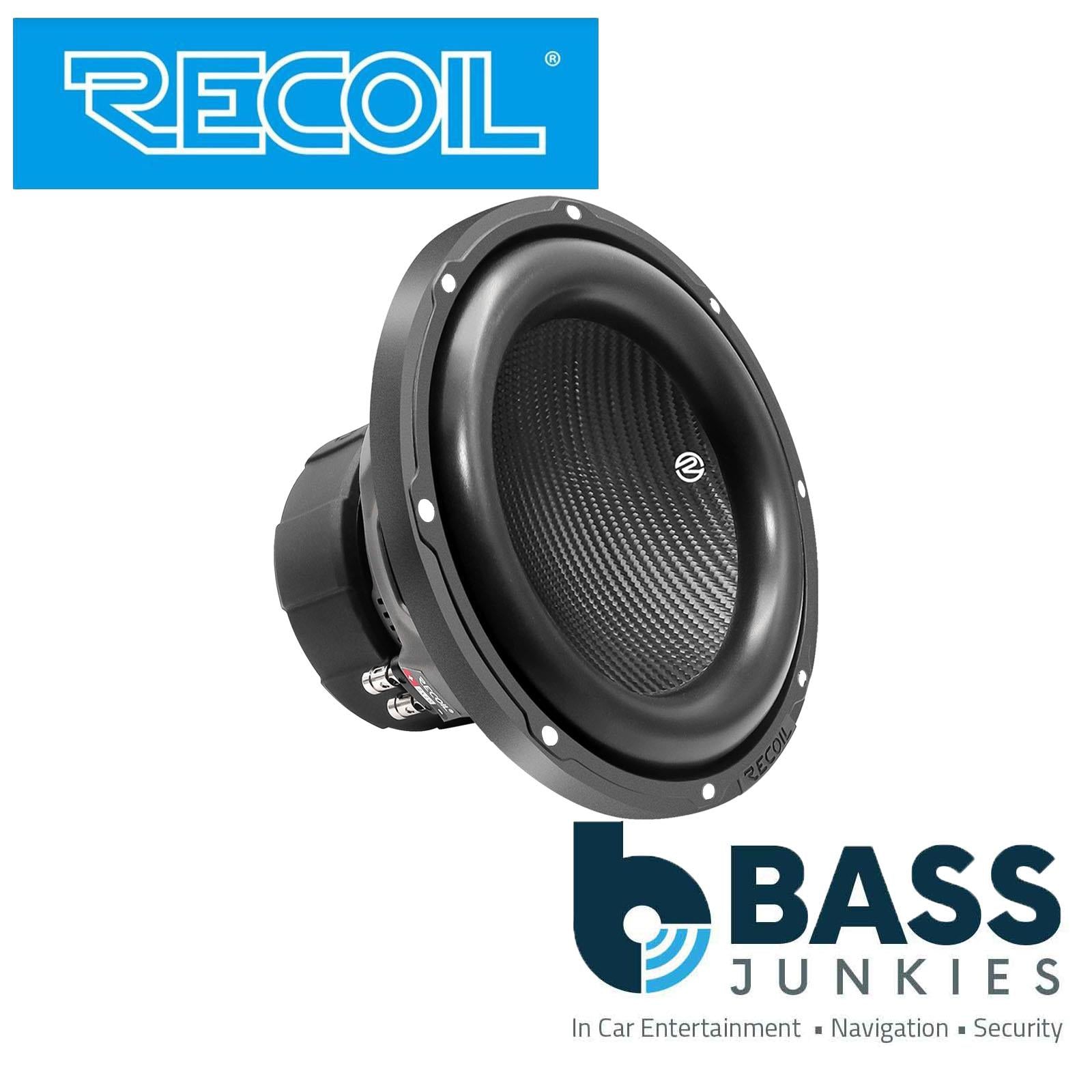 Recoil PW15D4 - 1600 Watts Echo Pro Series 15-Inch Dual 4-ohm Car Subwoofer