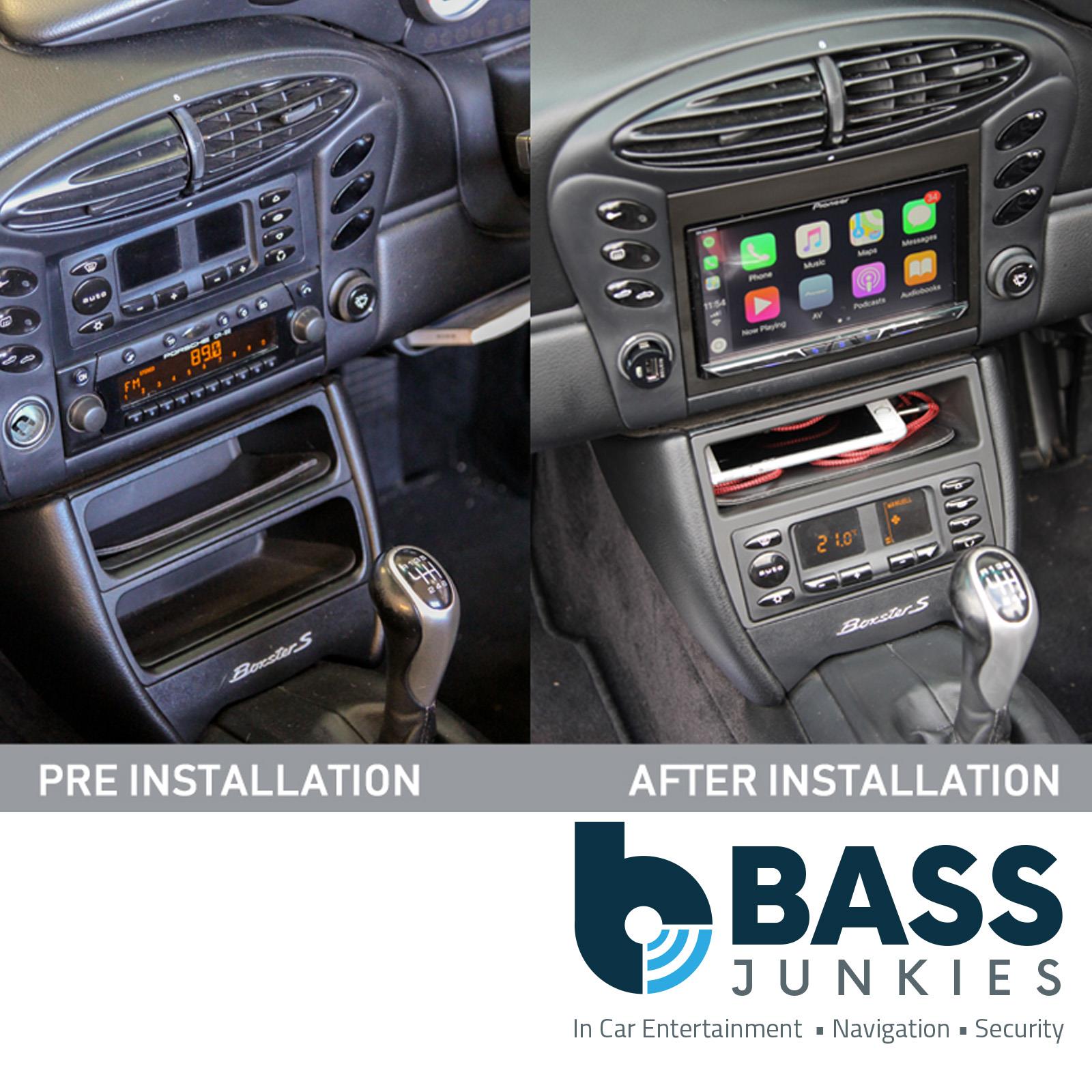 Porsche Boxster (986) 1997-2004 Car Stereo Double Din Fascia Panel CT23PO06
