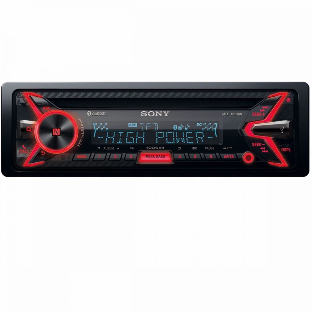 Sony MEX-XB100BT - CD MP3 WMA iPhone iPhone Bluetooth A2DP AVRCP USB AUX Car Stereo Radio Tuner Player