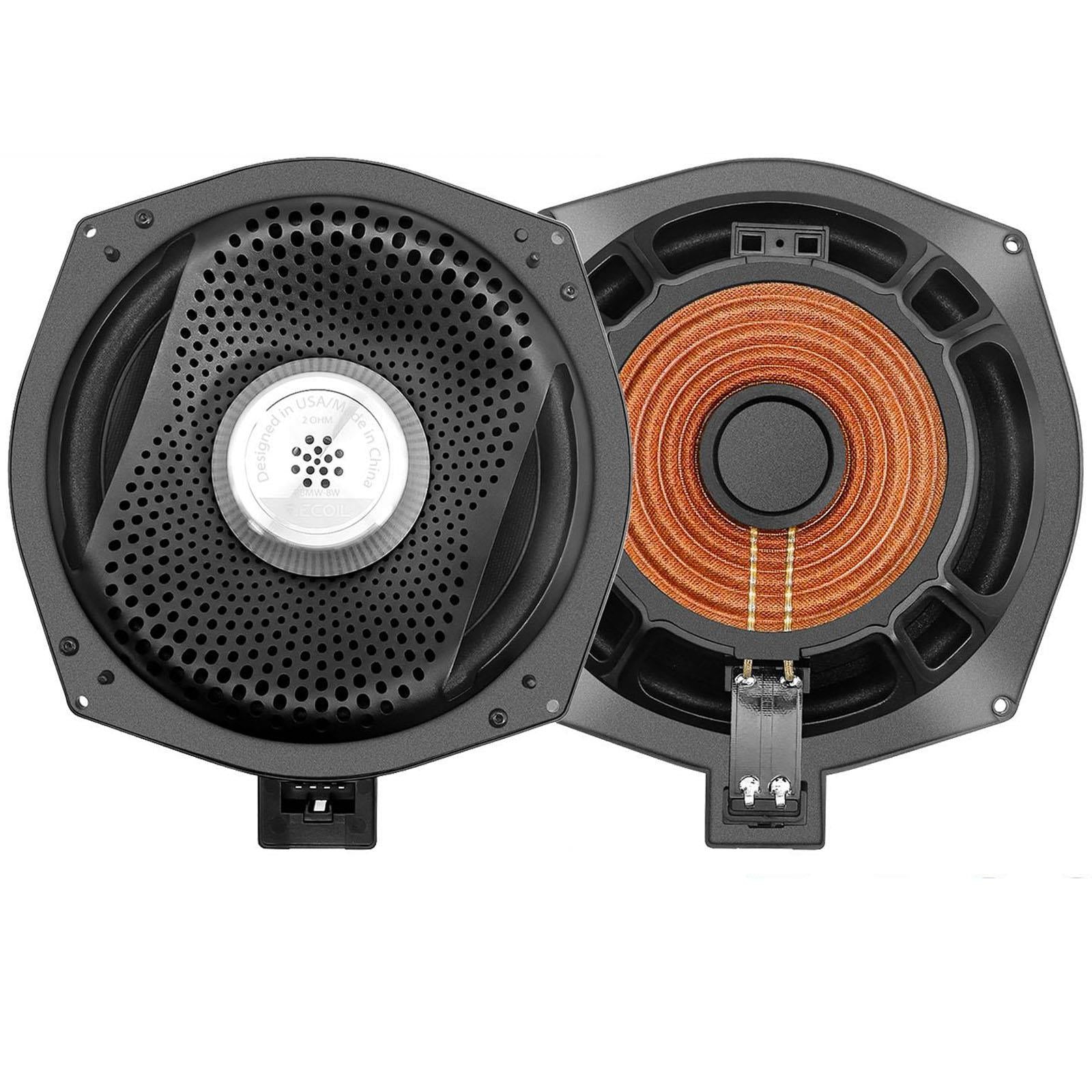 Recoil RBMW-8W - BMW 1, 3, 4, 5, 6 Series & X1, X3 Underseat Car Bass Subwoofers