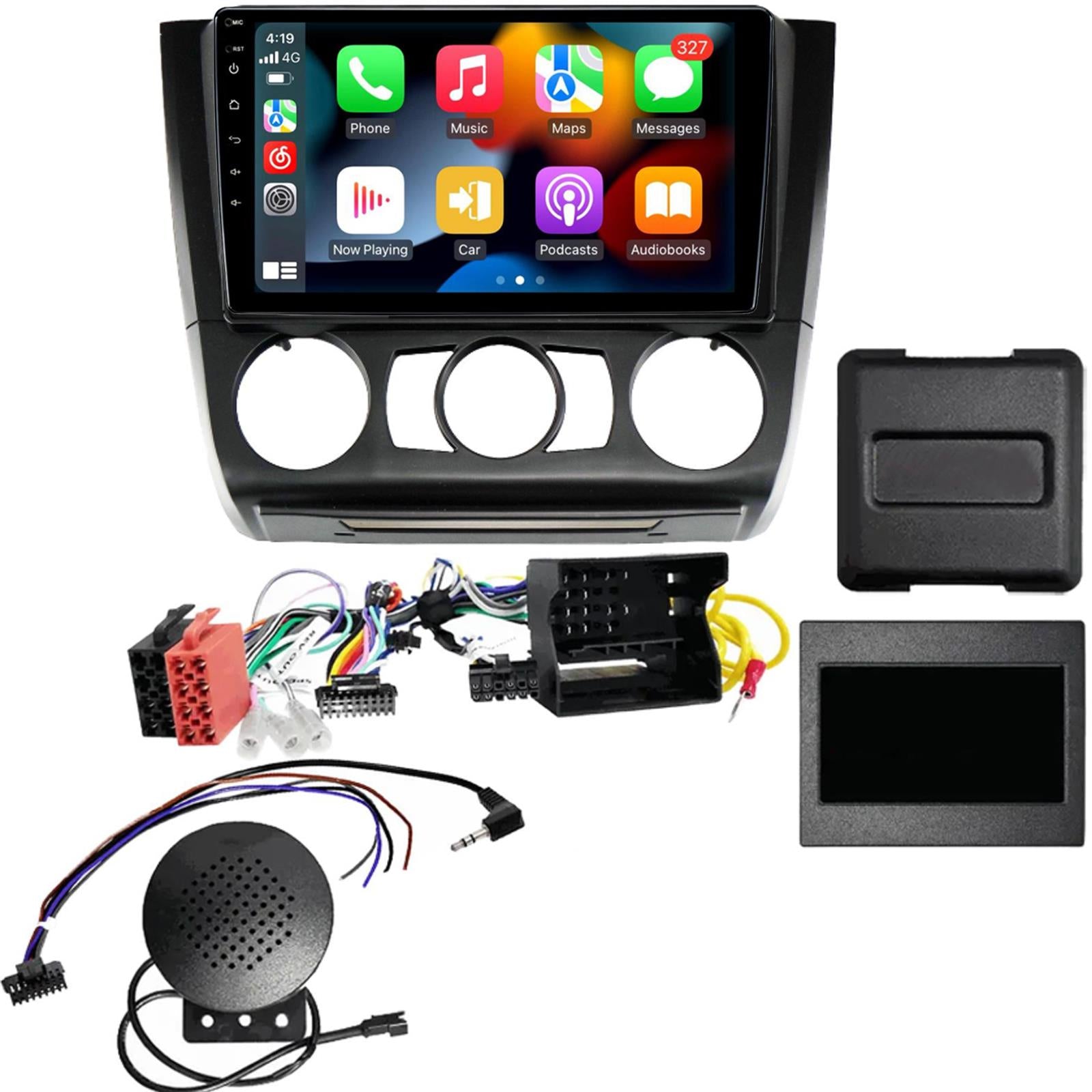 UPGRADED 9" CarPlay Android Car Stereo Kit For BMW 3 Series E90/91/92/93 2004-2012
