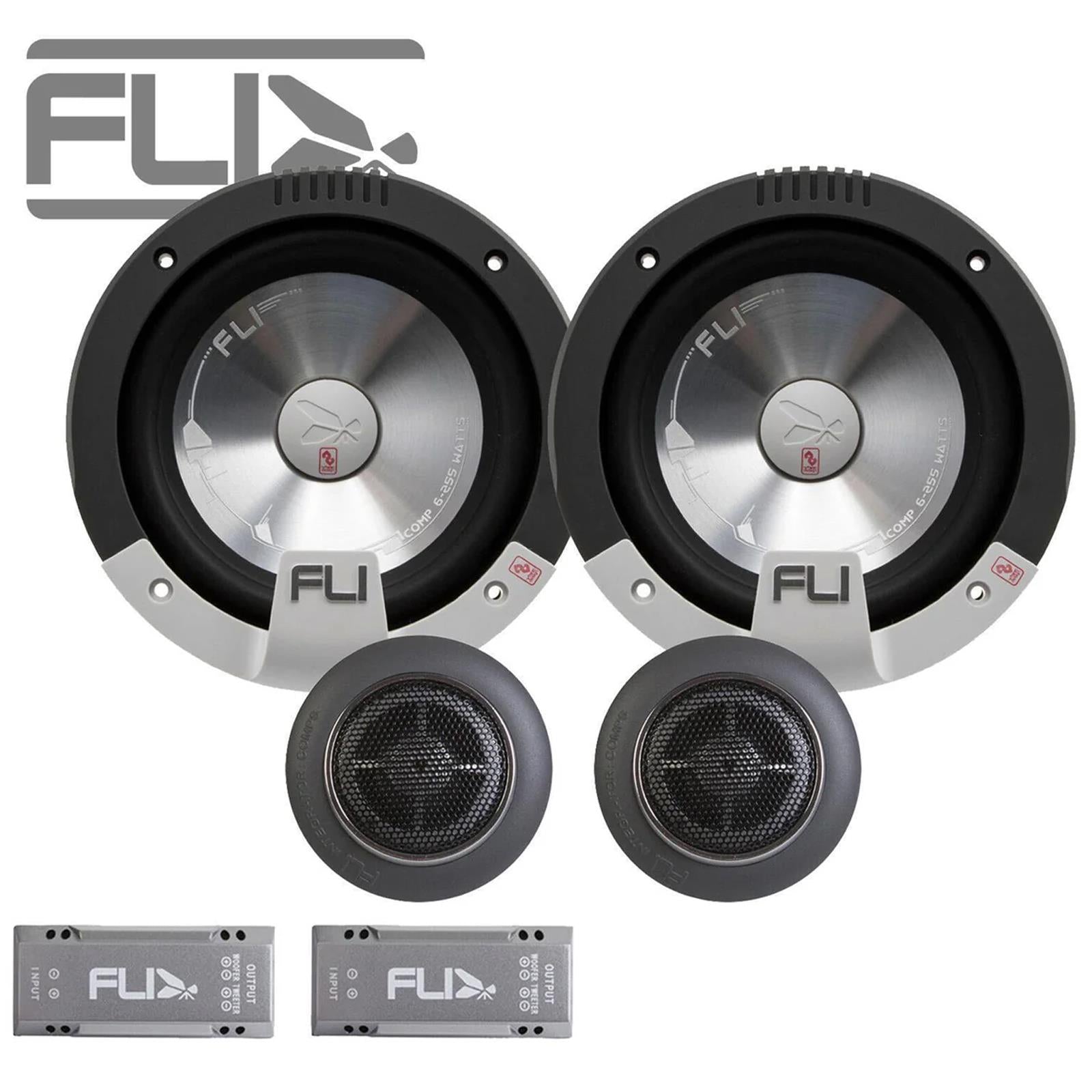 FLI FI6 COMP-F3 - 6.5" 16.5cm 510 Watts 2 Way Component Speakers