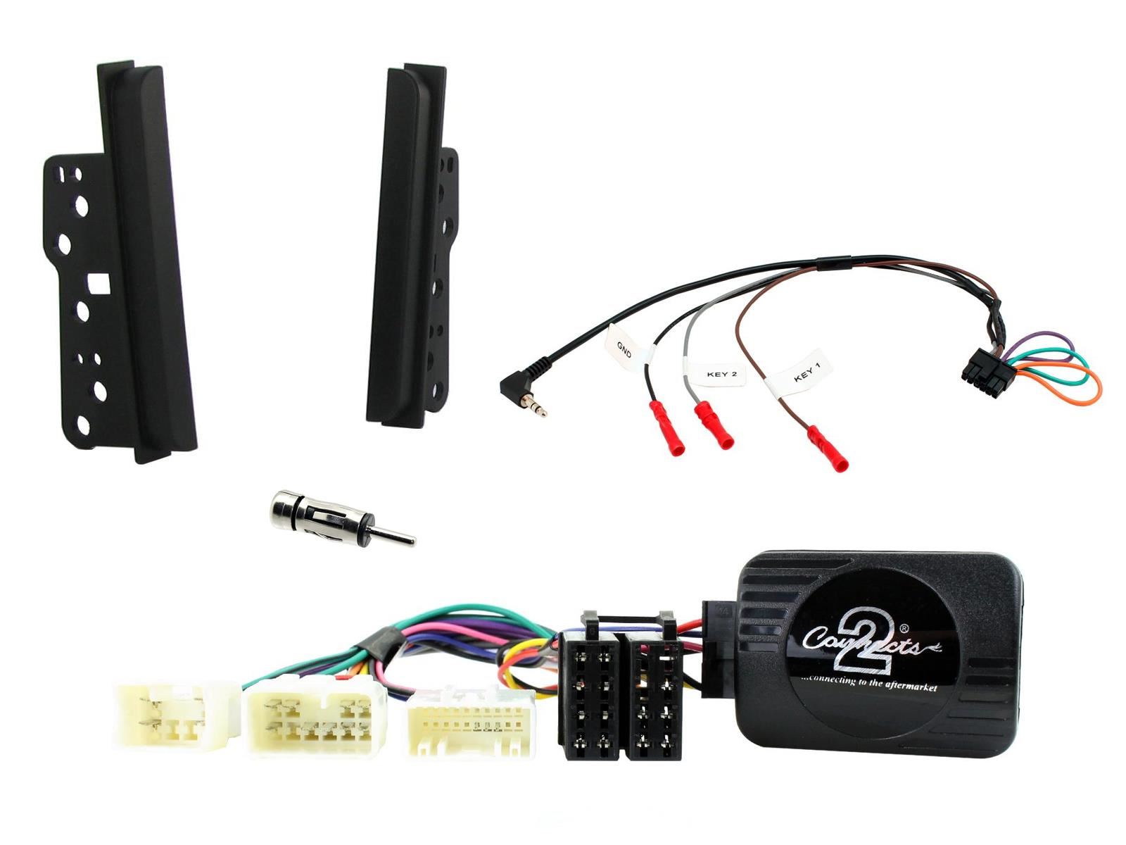 SONY 6.2" Screen Blutooth Double Din Stereo Fitting Kit + Steering Wheel Stalk Controls to fit Toyota RAV4 2001-06 | Toyota MR2 2000-03 | Toyota Celica 1999-05