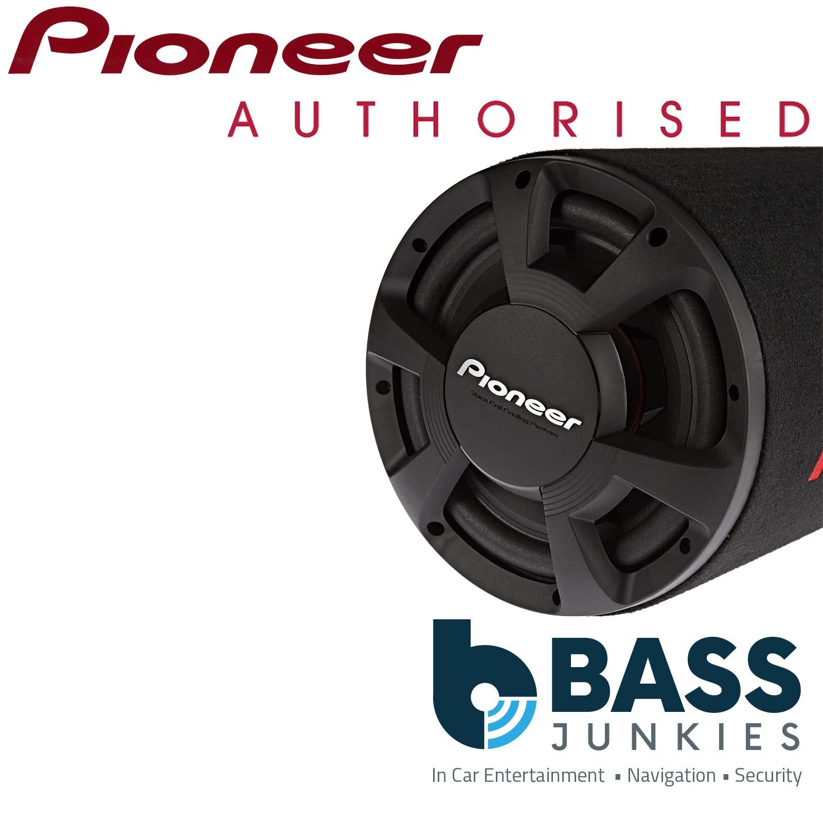 Pioneer TS-WX306T 12" 1300 Watts Car Subwoofer Bass Tube & GM-A3702 500 Watts Amplifier Kit