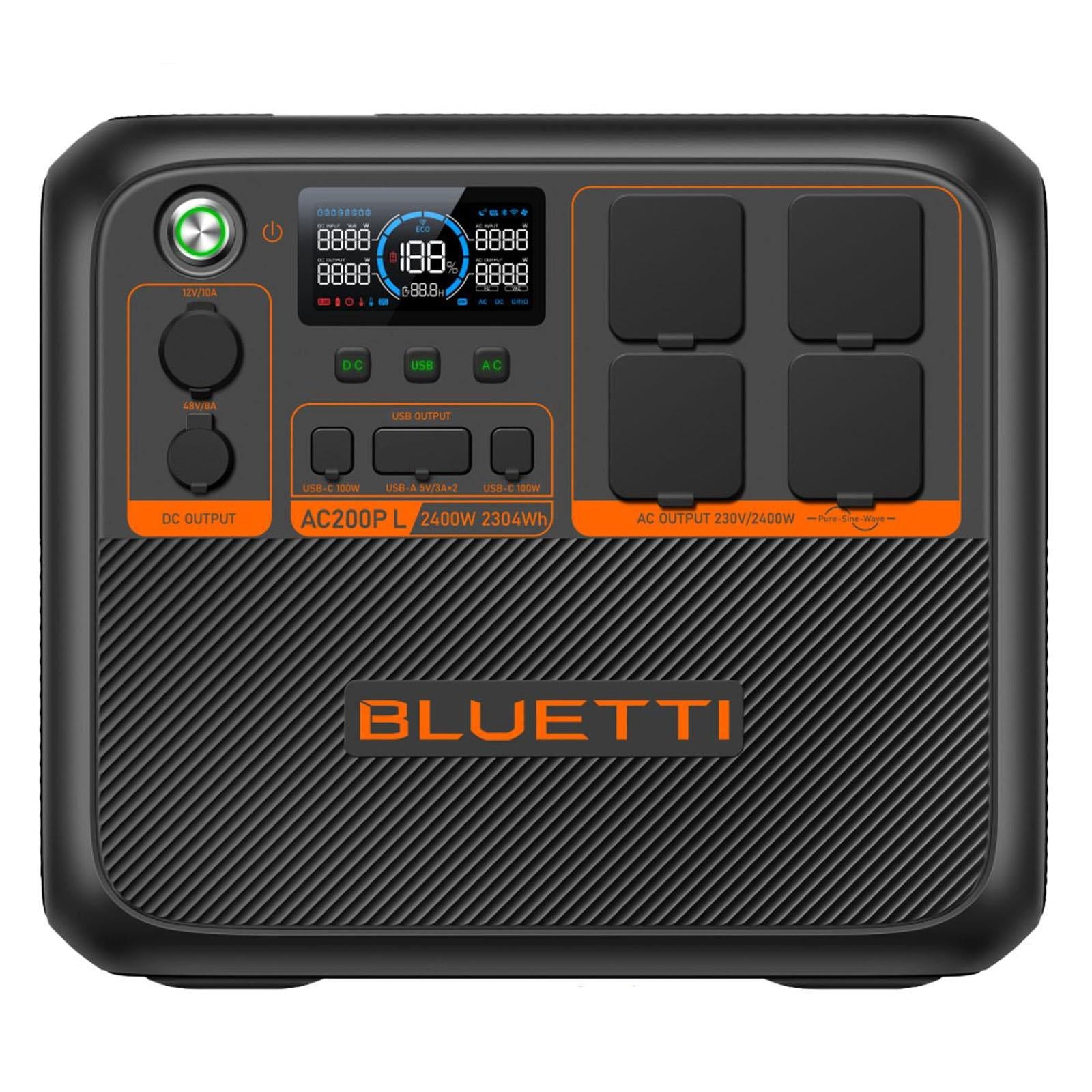 BLUETTI AC200PL - Premium Portable Power Station – 2,048Wh, 2,400W