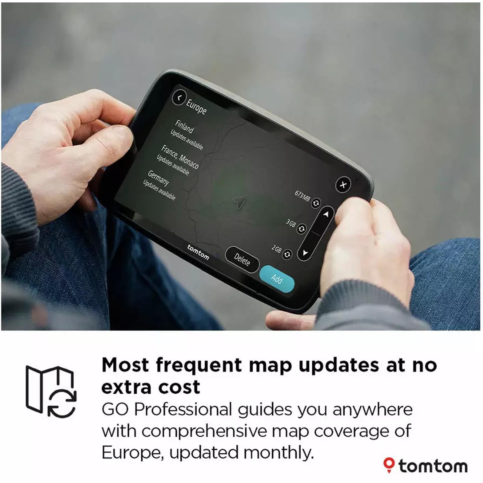 TomTom GO Expert EU 5" Truck & Coach Sat Nav GPS Portable Navigation