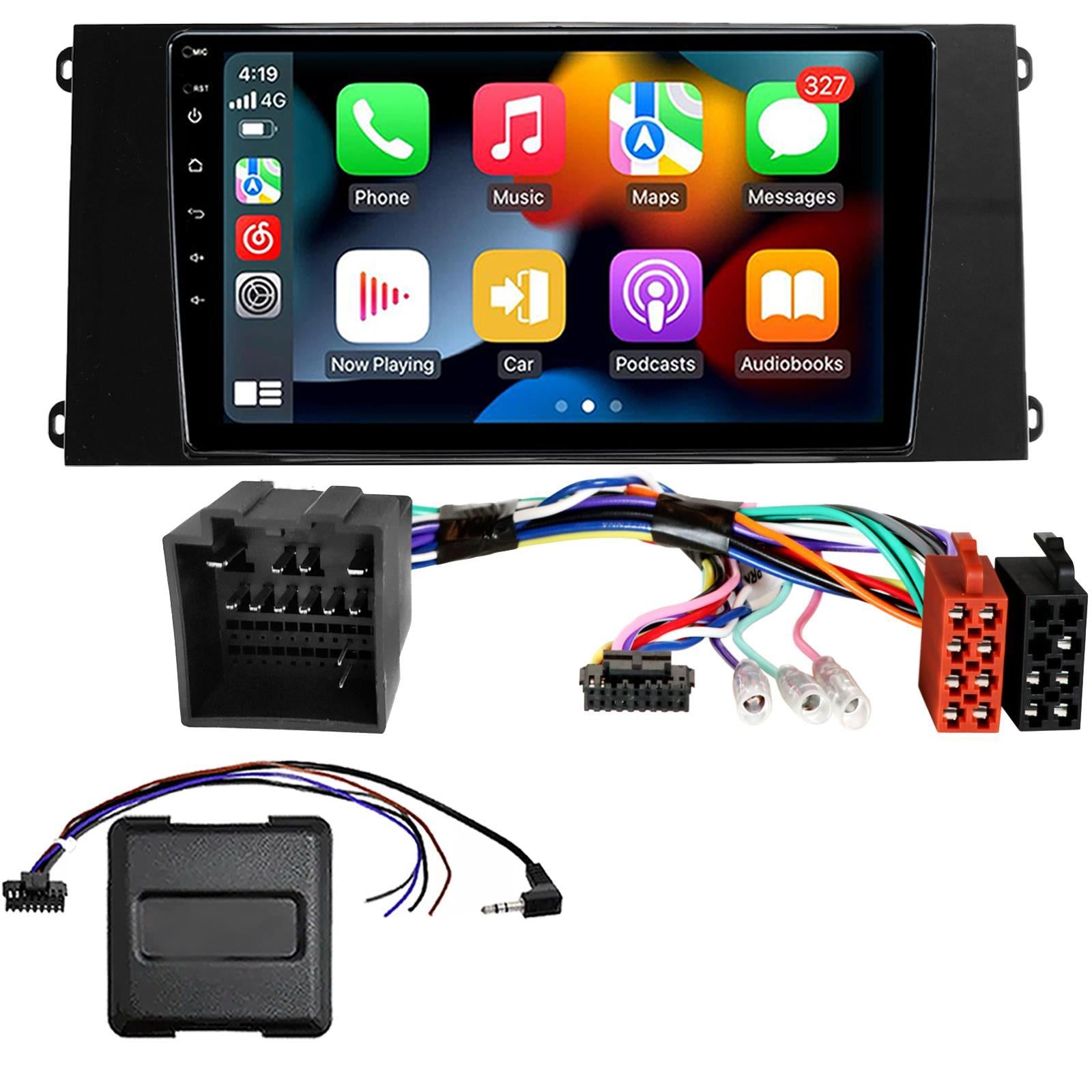 UPGRADED 9" CarPlay Android Car Stereo Kit For Ford Transit Piano Black 2021 Onwards