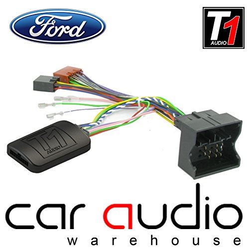 T1 Audio T1-FO3 - Ford C-Max Fiesta Focus Fusion Galaxy Mondeo S-Max Transit Kuga Transit-Connect Car Stereo Radio Steering Wheel Interface Stalk Control