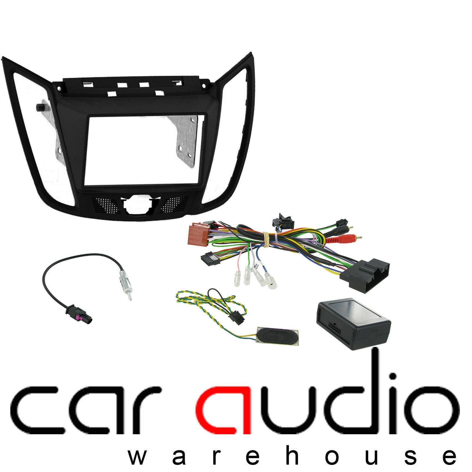 Connects2 CTKFD39 Ford C-Max 2011 On Car Stereo Double Din Fascia Steering Wheel Interface Kit