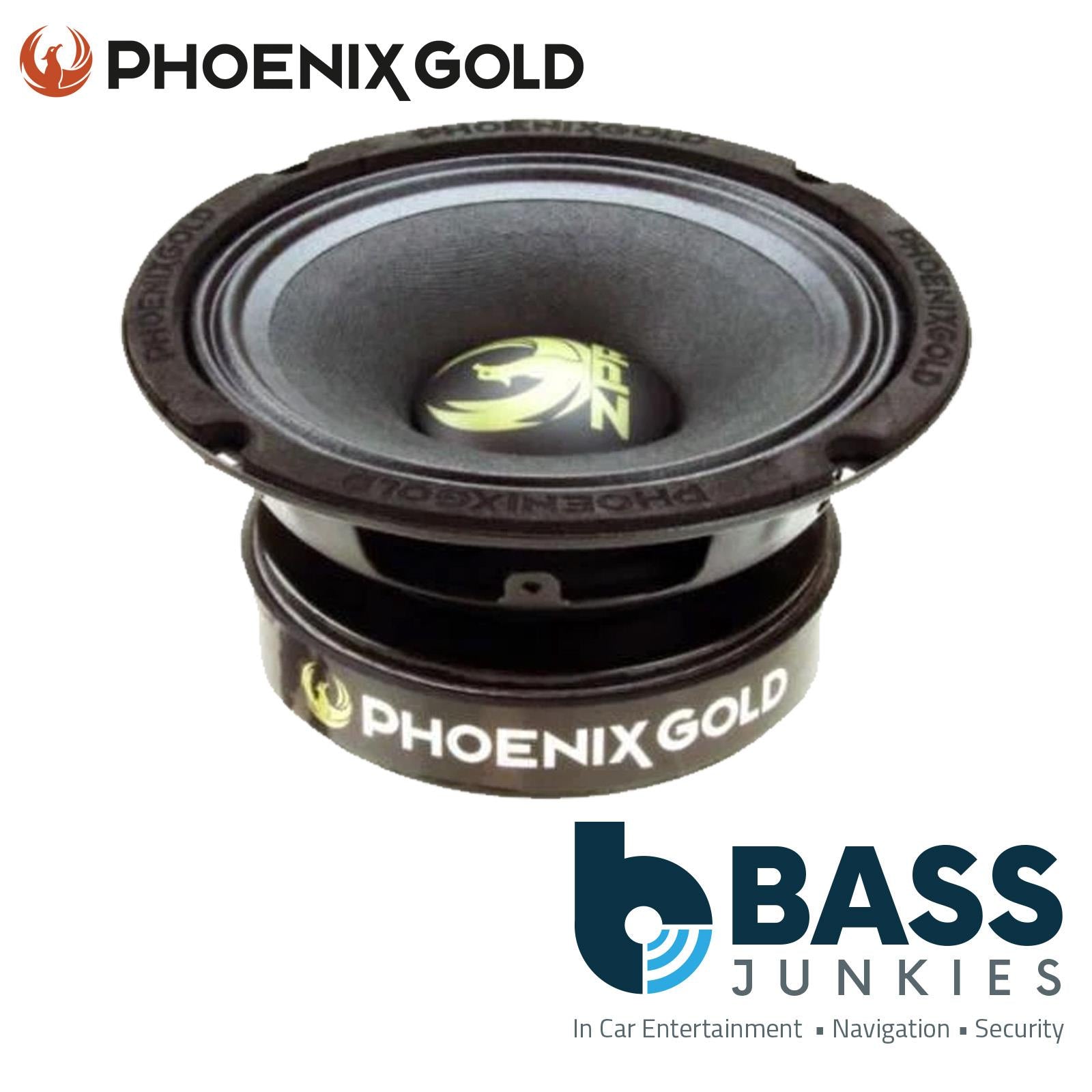 Phoenix Gold ZPR84 - 650 Watts 8" 20cm Premium Pro Midrange Car Speakers Pair
