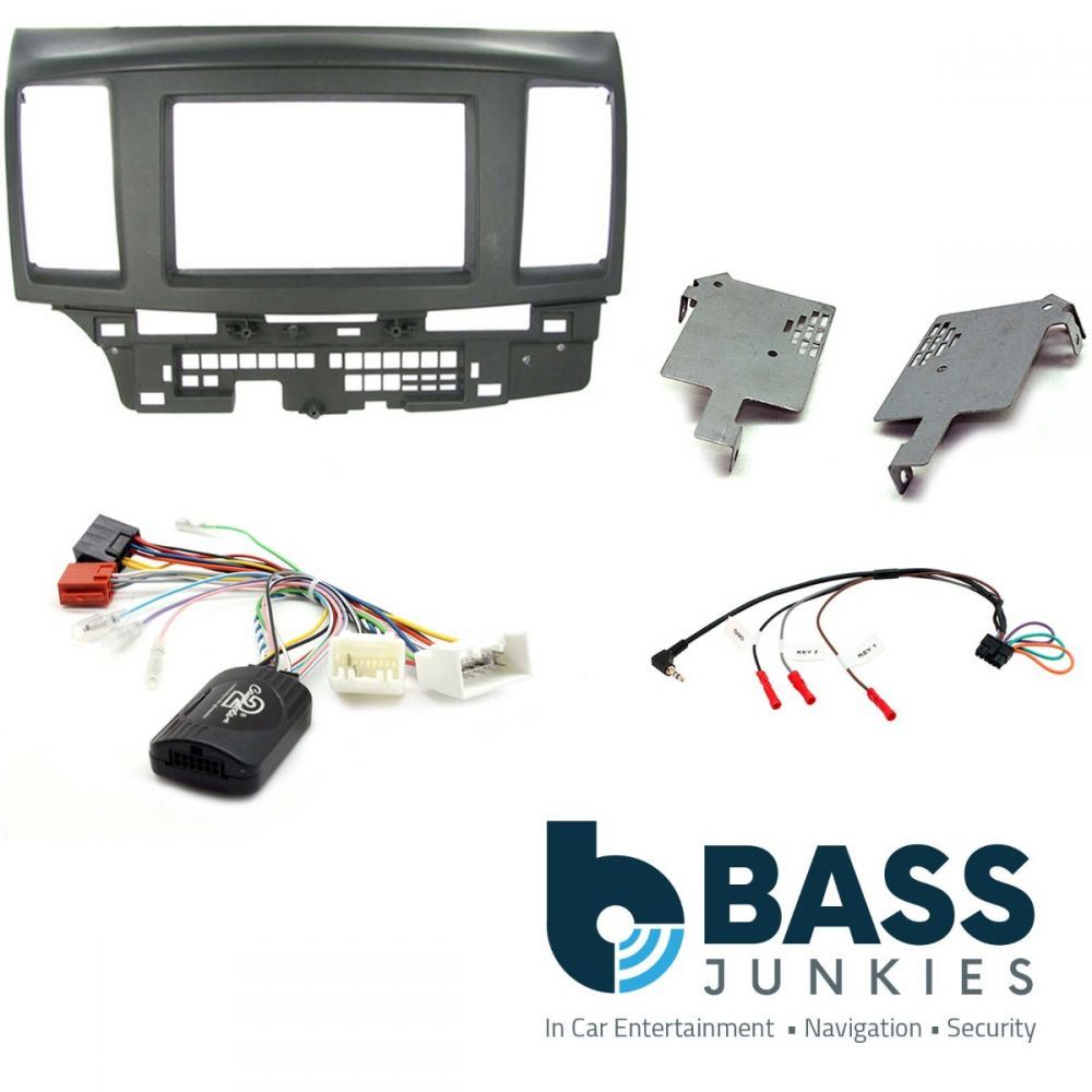 Connects2 CTKMT04 - Mitsubishi Lancer 2008-2010 Car Double Din Fascia Fitting Kit