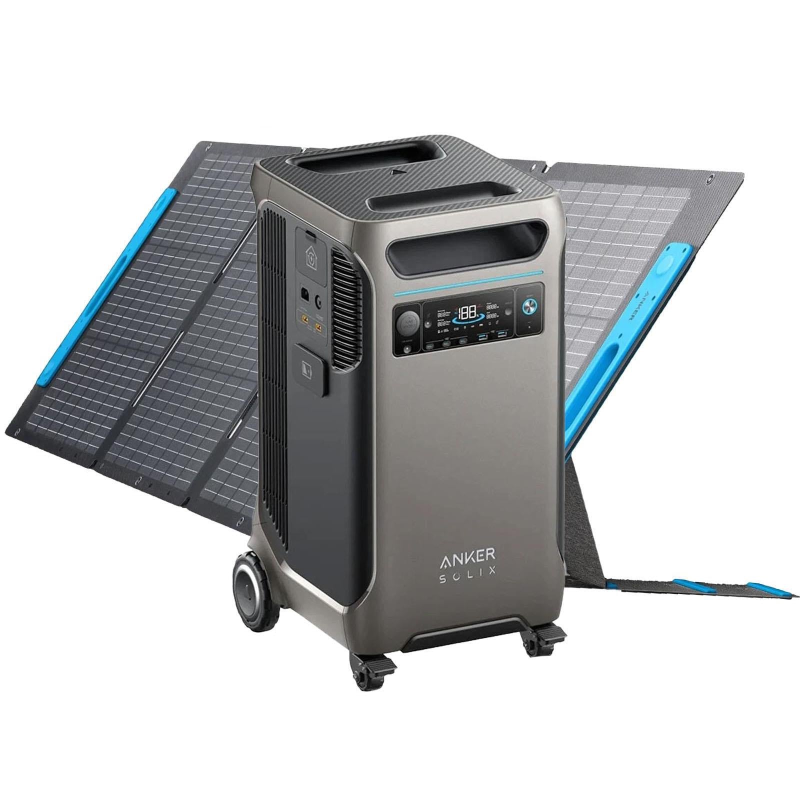 Anker SOLIX F3800 + PS400 - 3840Wh Power Station & 400W Solar Panel