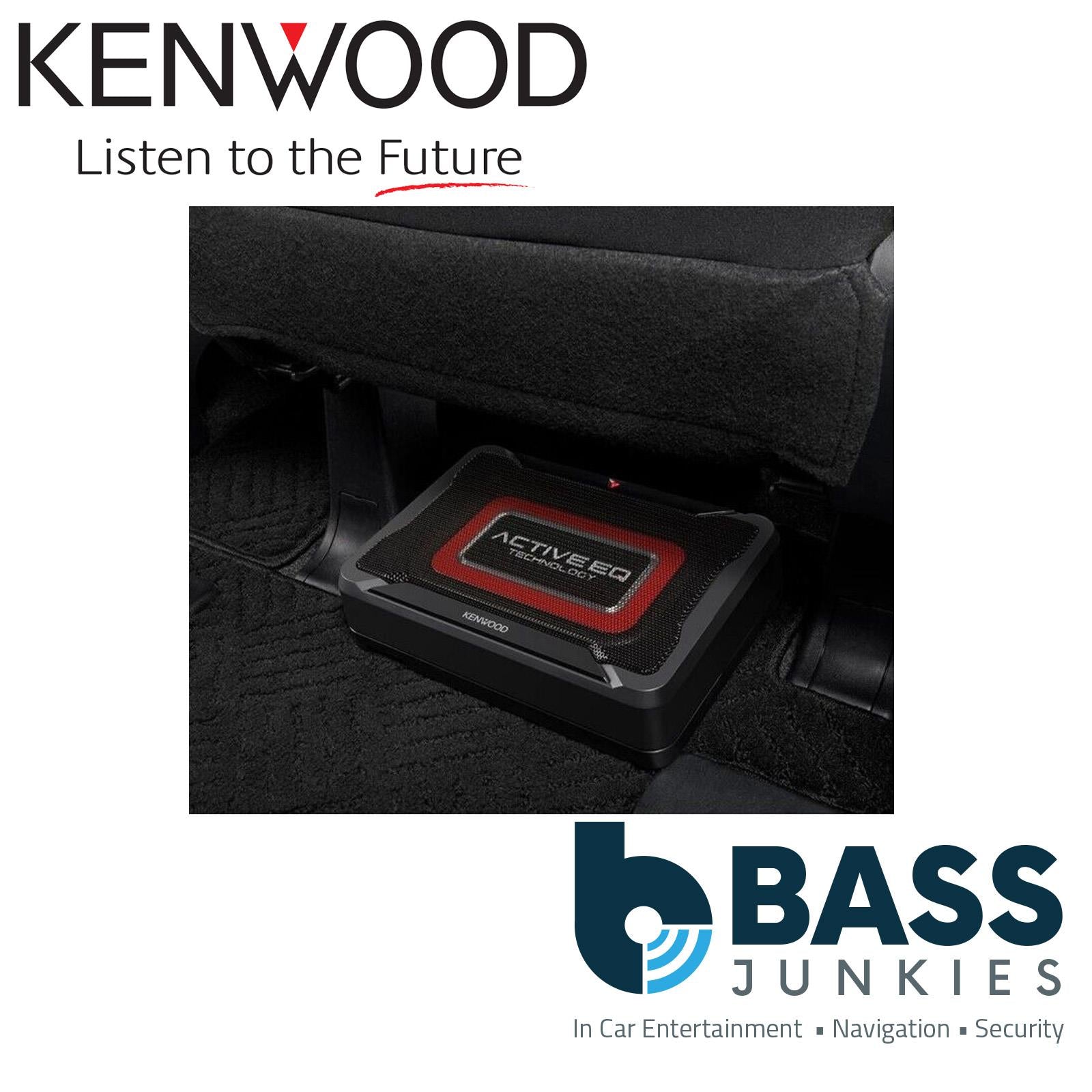 Kenwood KSC-PSW7EQ - 160 Watts Active Amplified Underseat Car Subwoofer