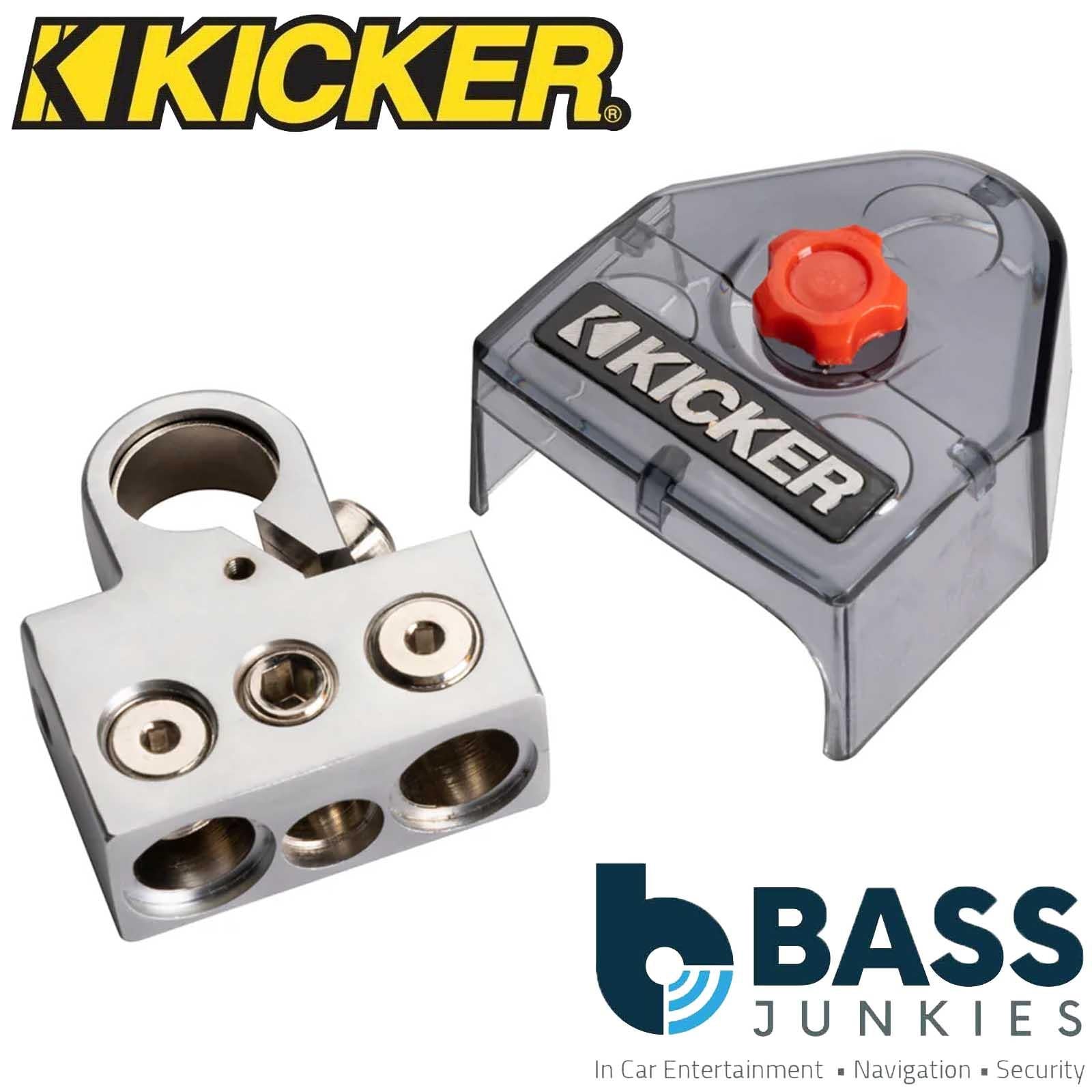 Kicker 50BT4S - Battery Terminal 4 Way Distribution Block Multi Amp