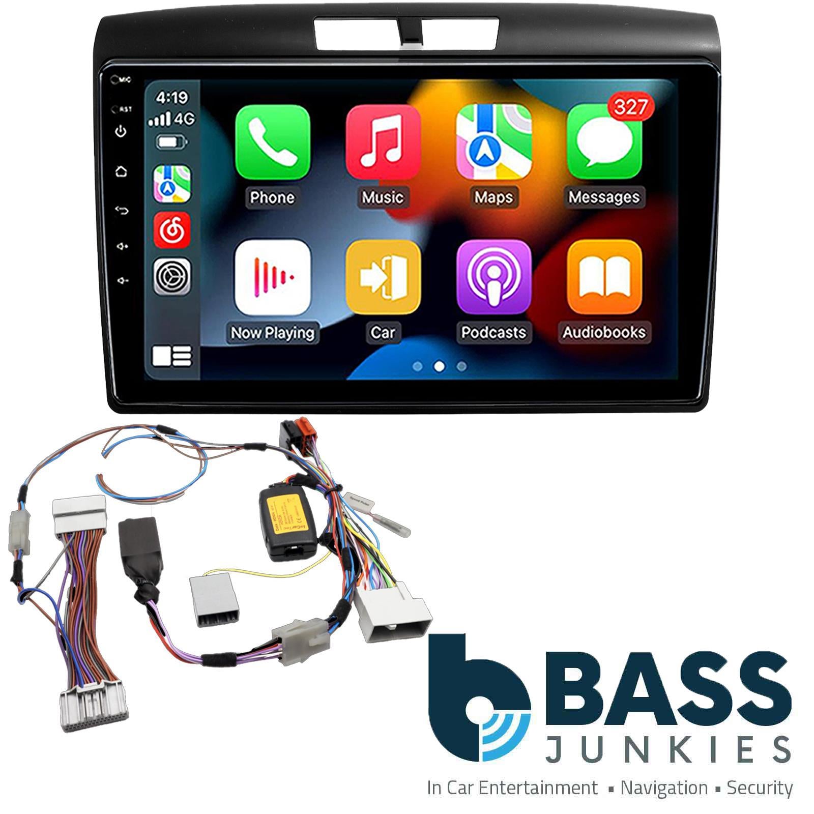 UPGRADED 9" CarPlay Android Car Stereo & Fitting Kit For Honda CRV 2012 Onwards