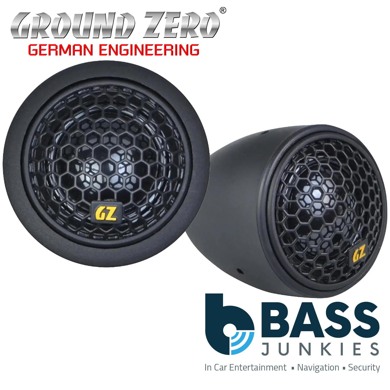 Ground Zero GZCT 25M-SPL - 25mm/1" 200 Watts Mylar Dome High-Performance Car Tweeters
