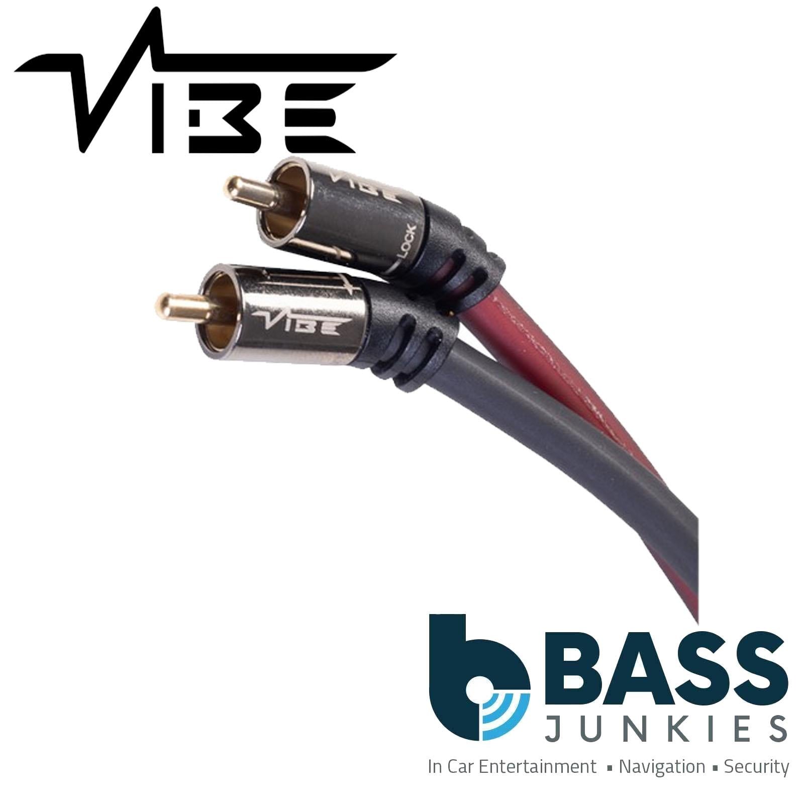 Vibe CVENRCA1M-V5 - 1m RCA Cable OFC Gold-Plated Angled
