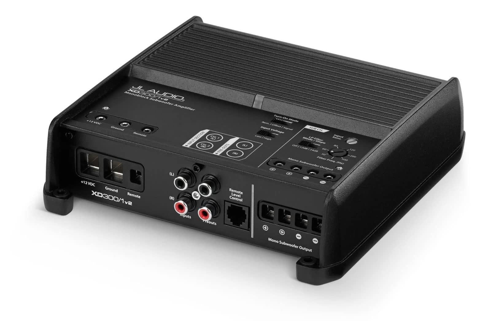 JL XD300/1V2 - 300 Watts Monoblock Class D Subwoofer Bass Car Amplifier
