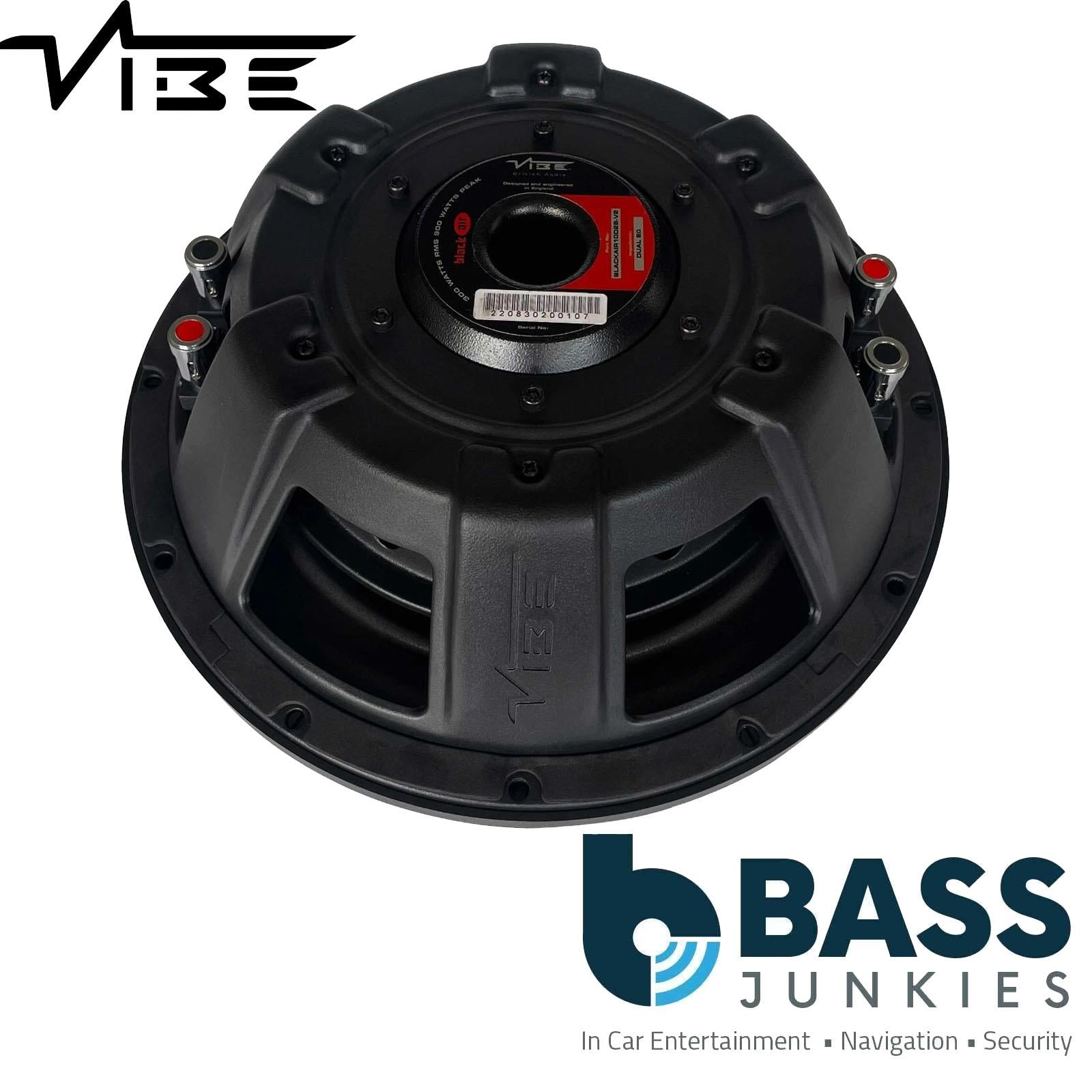 VIBE BLACKAIR12D2S-V3 - 12 INCH 900 Watt Bass Car Audio Slimline Subwoofer