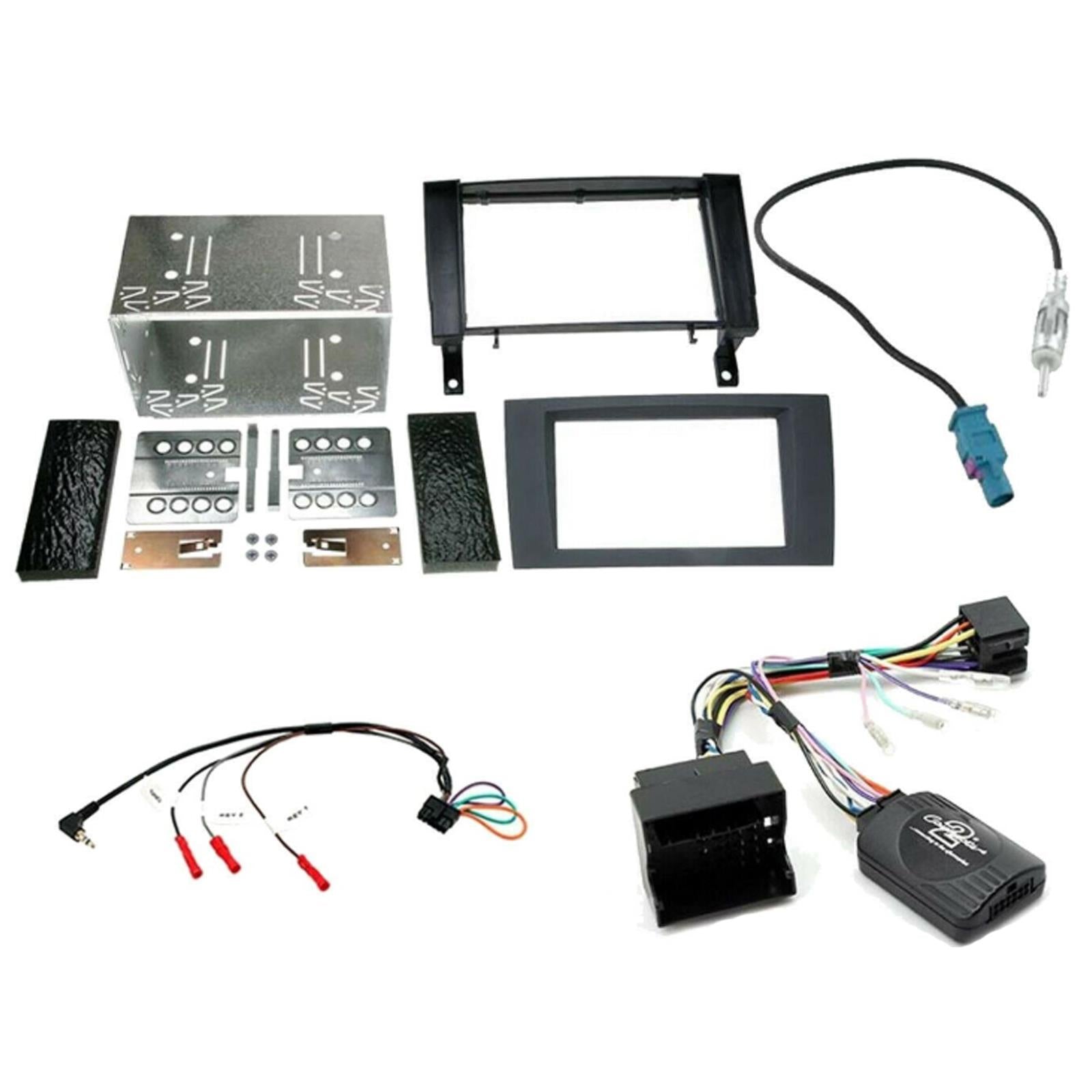 Mercedes Benz SLK R171 2004-11 Car Stereo Fascia & Steering Wheel Interface Kit
