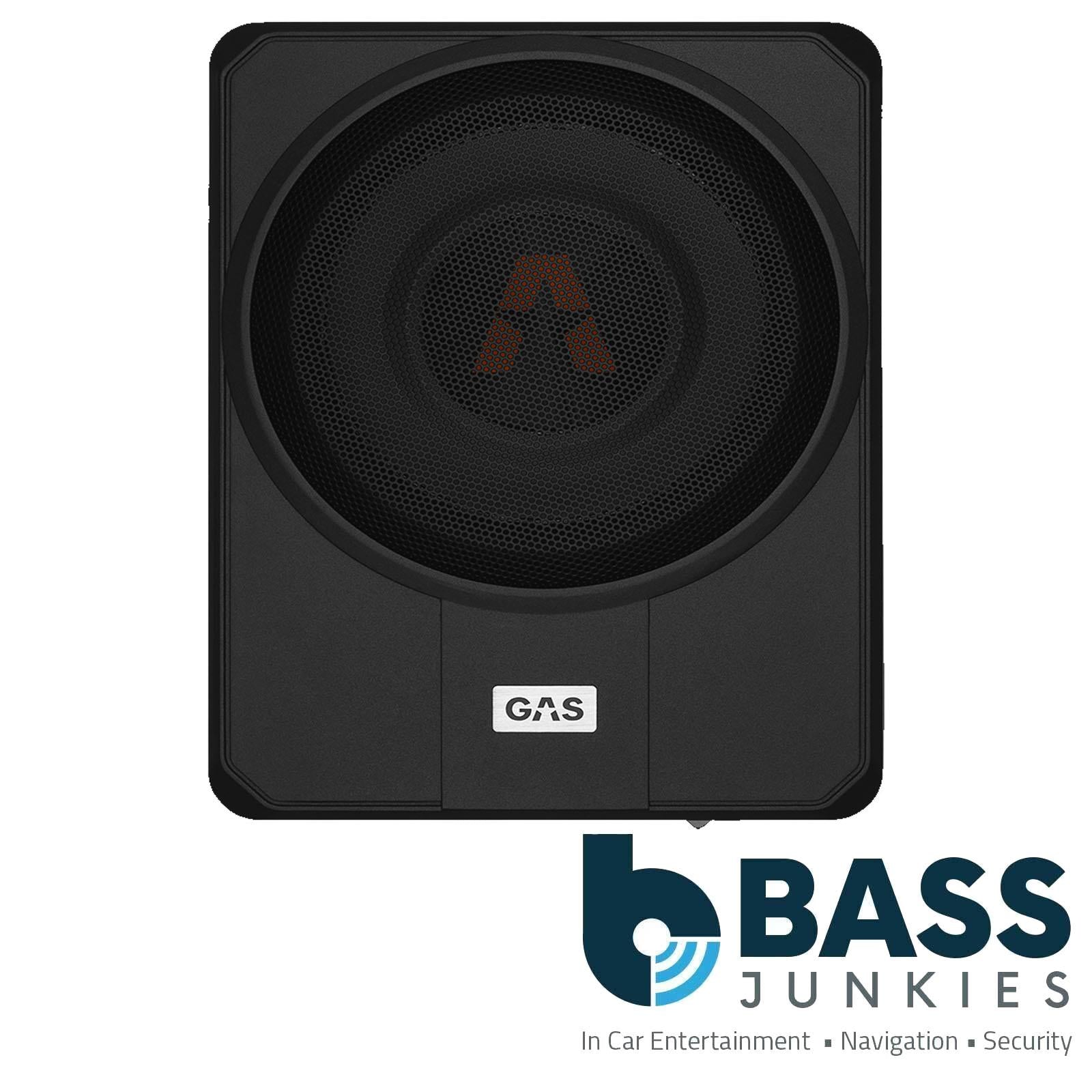 GAS MAX ASB1-10 - 300 Watts Amplified 10" 25cm Active Underseat Car Subwoofer