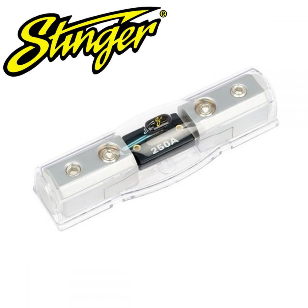 Stinger SHD201 Shoc-Krome ANL Inline Fuse Holder 1/0 or 4 Gauge Input/Output