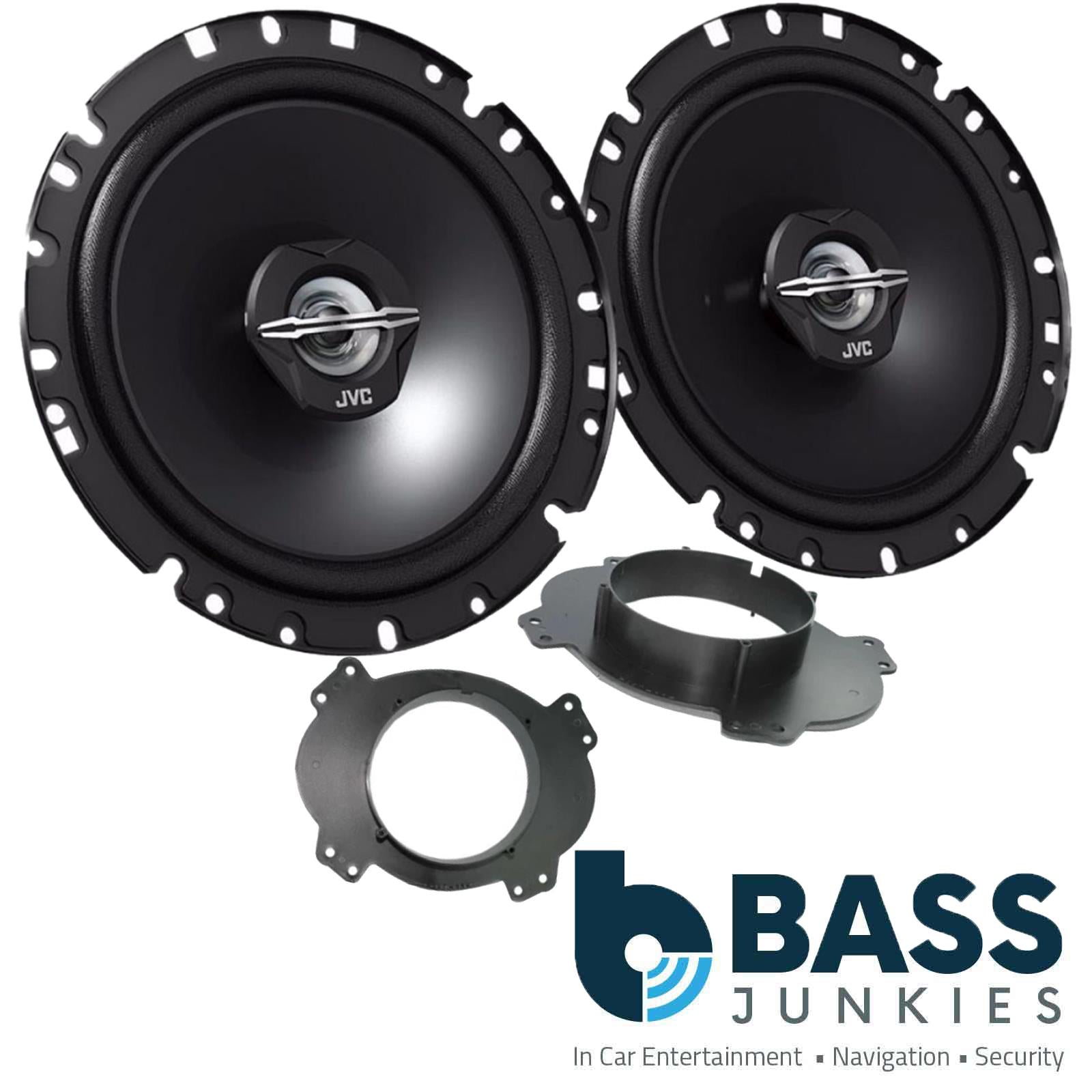 Isuzu D-Max MK2 2012 On JVC 17cm 6.5 Inch 600 Watts 2 Way Door Car Speakers