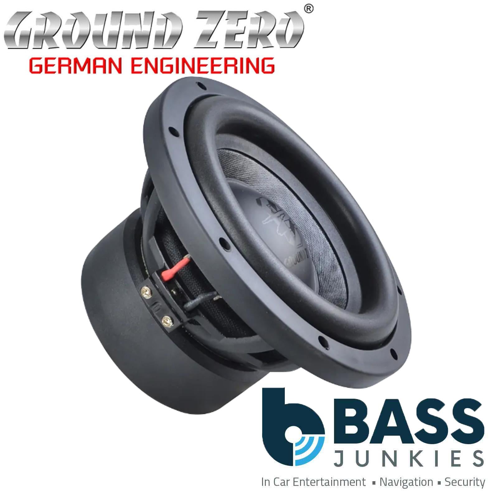 GROUND ZERO GZUW 8SQ-D2 300 Watts RMS 8″ Sound Quality Subwoofer