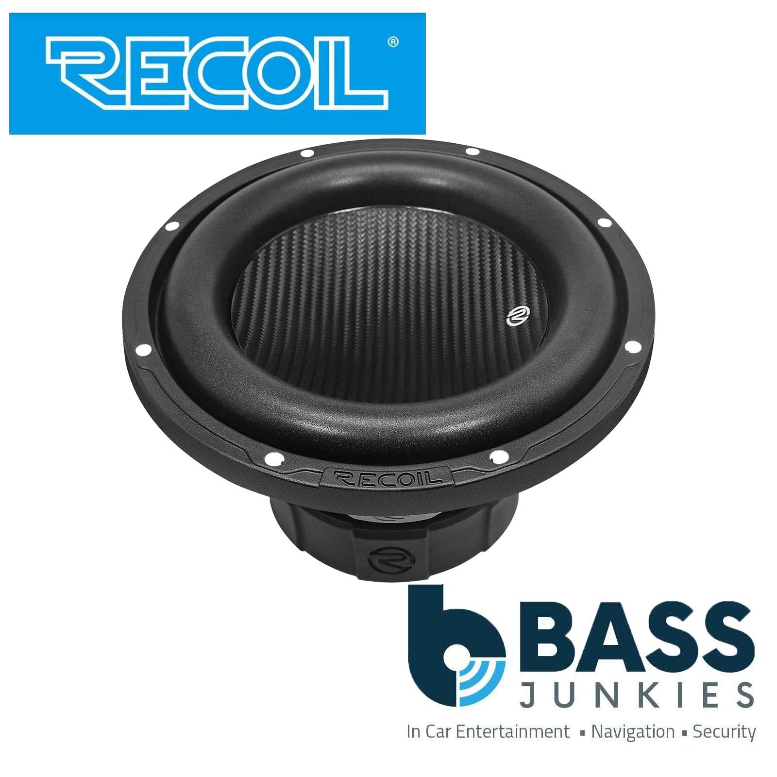 Recoil PW15D4 - 1600 Watts Echo Pro Series 15-Inch Dual 4-ohm Car Subwoofer