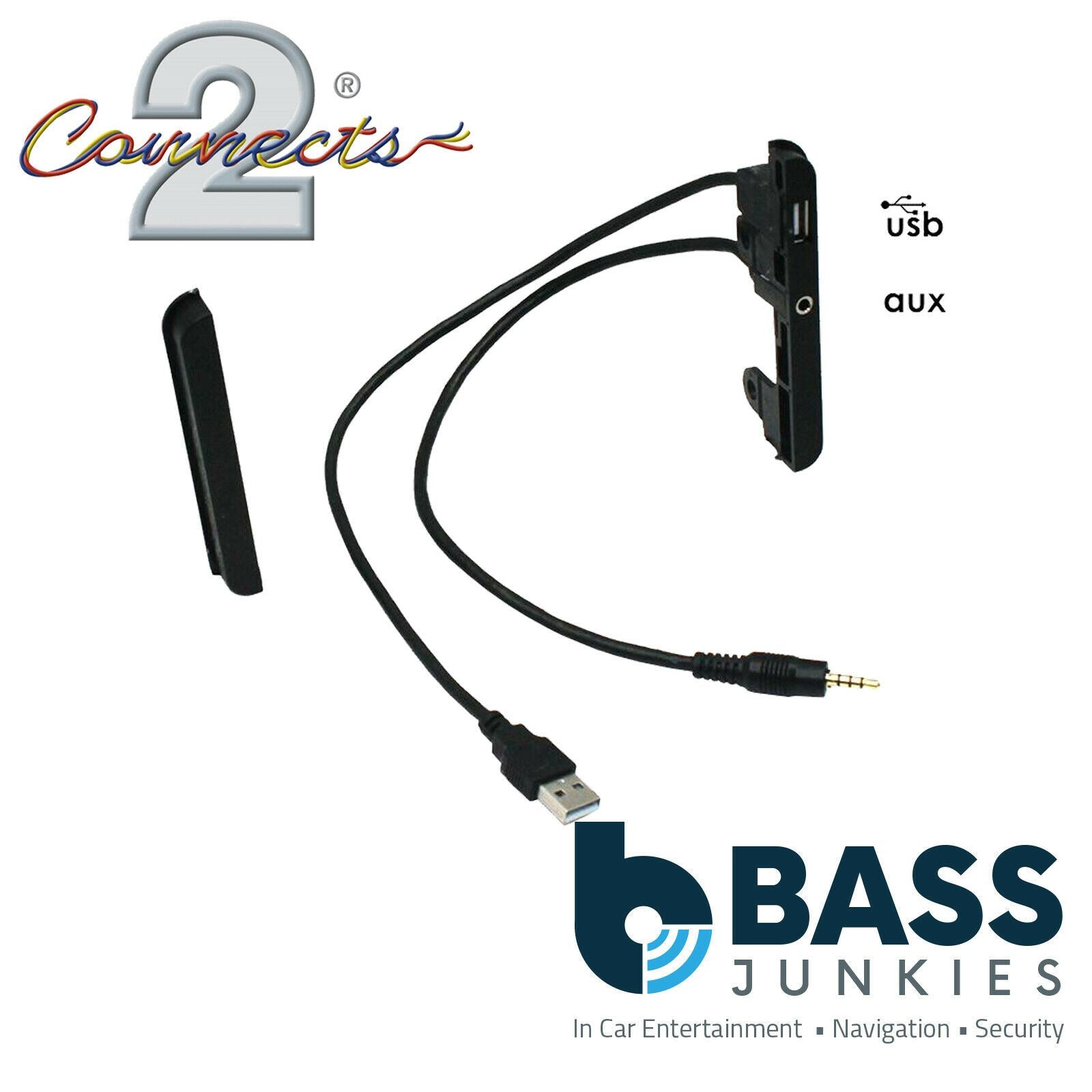 Connects2 CT23TY62 - Toyota RAV4, MR2, Celica Double Din Brackets with USB & AUX