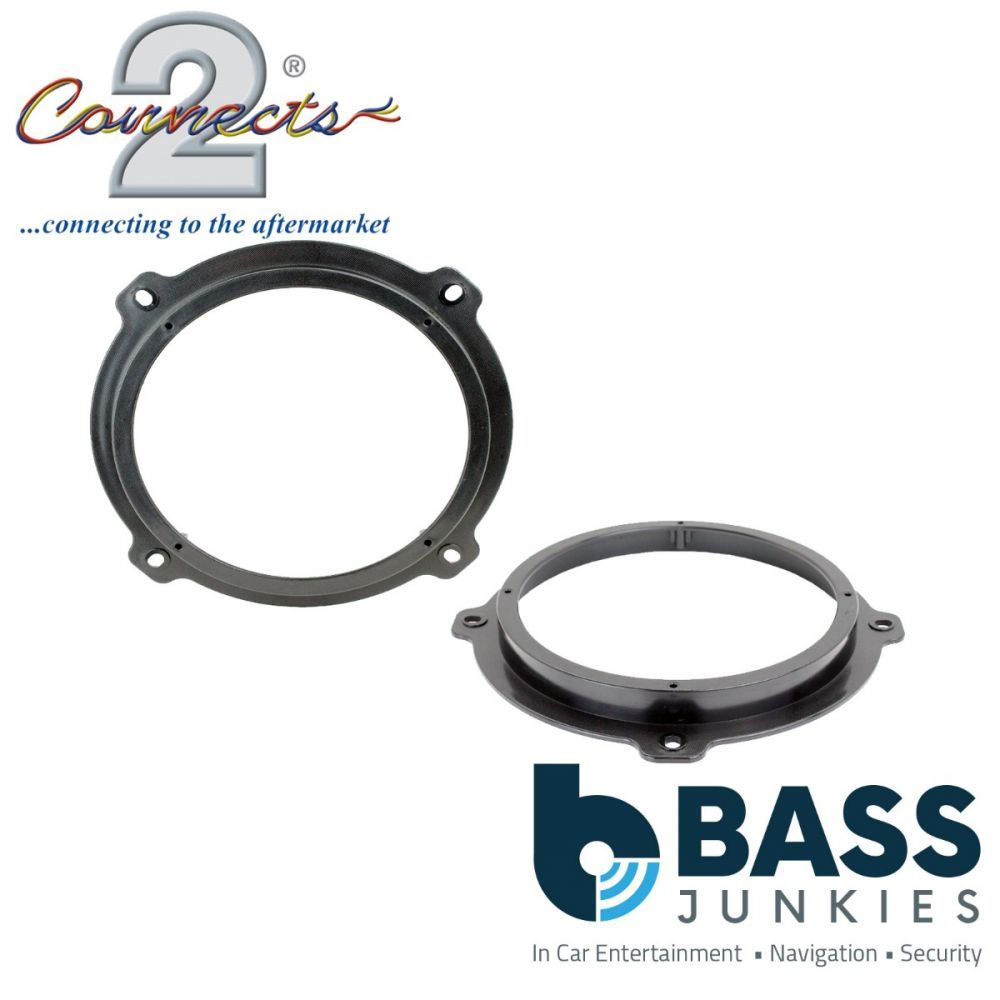 Connects2 CT25SY01 SsangYong Kyron 2006 On 17CM 165MM 6.5" Car Speaker Adapter Brackets