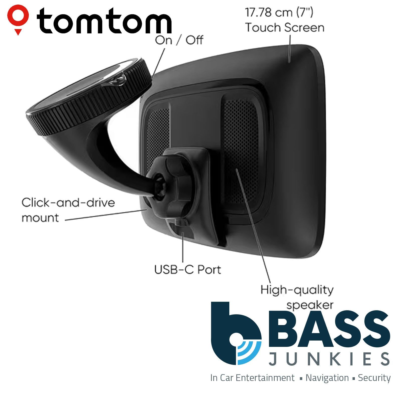 TomTom GO Camper Max 2nd Gen Premium 7" Portable Sat Nav Caravan Motorhome